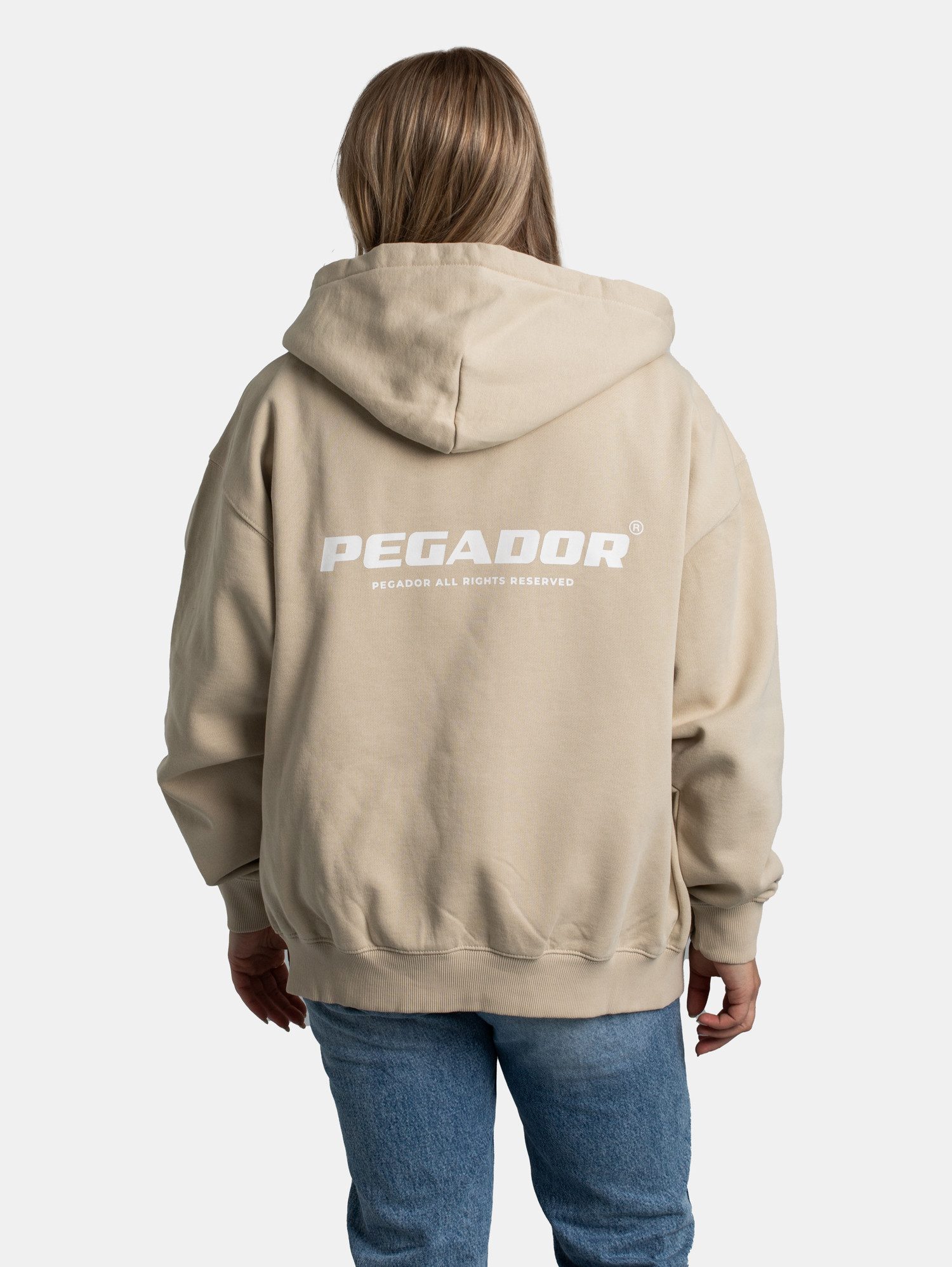 PEGADOR Kapuzensweatjacke Pegador Ramira Oversized Sweat günstig online kaufen