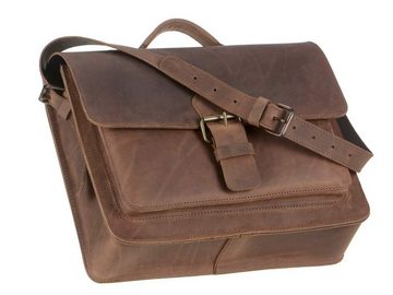 Ruitertassen Aktentasche Classic, 36 cm Schultasche mit 1 Fach, kleine Lehrertasche, rustikales Leder