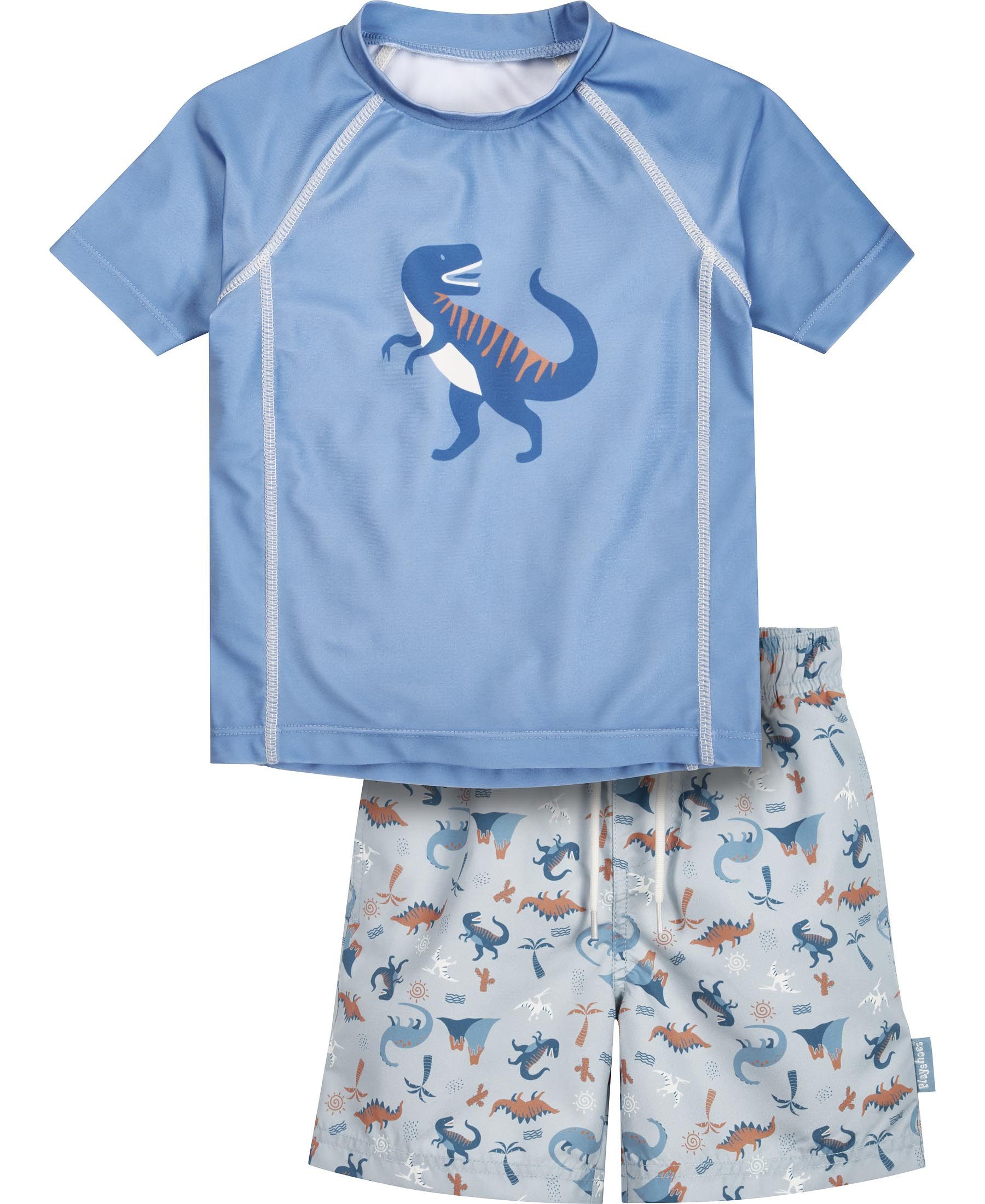 Playshoes Badeanzug Playshoes UV-Schutz Bade-Set Dino