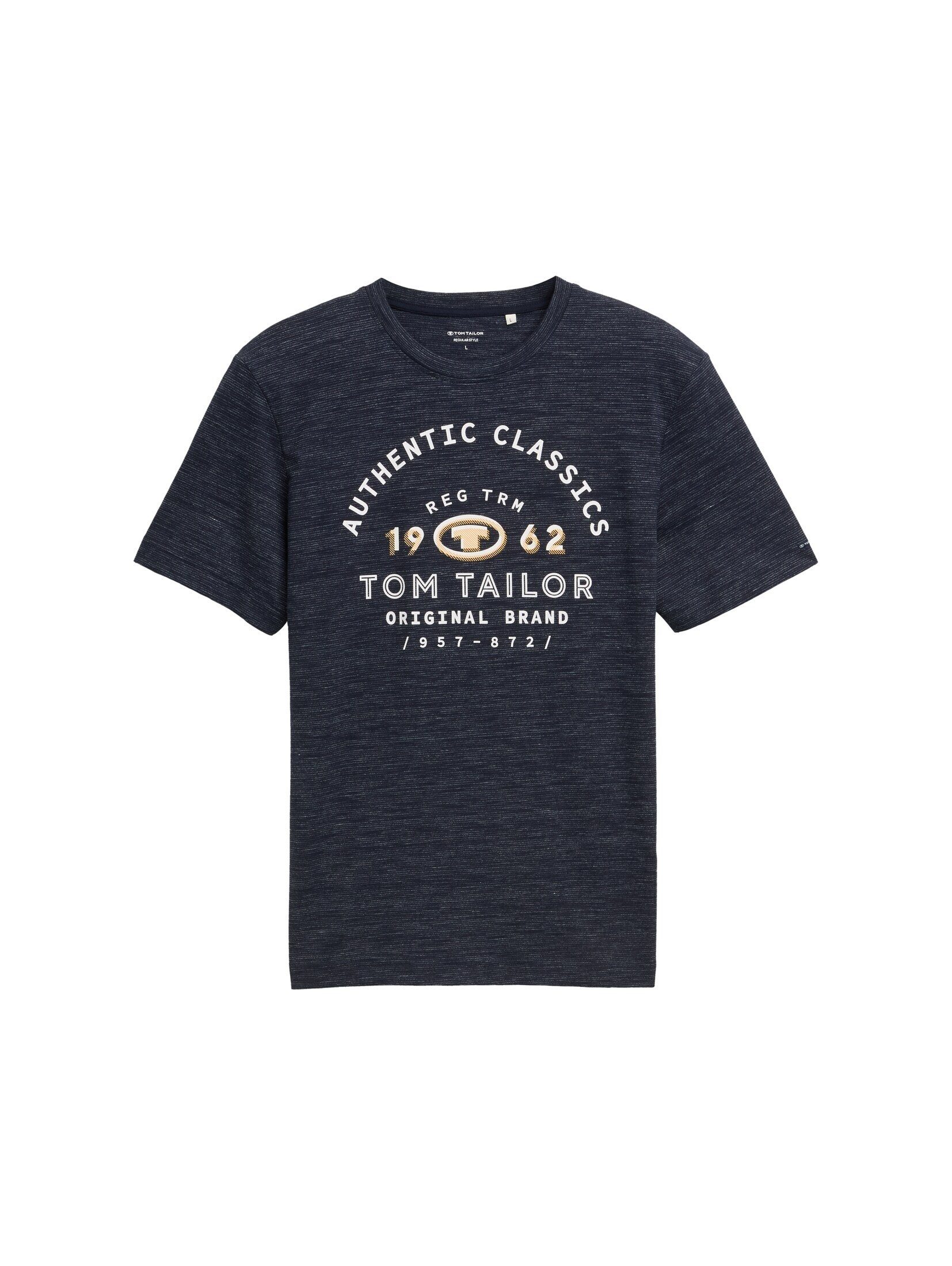 Tom Tailor Herren T-Shirt T-SHIRT WITH POCKET - Regular Fit günstig online kaufen