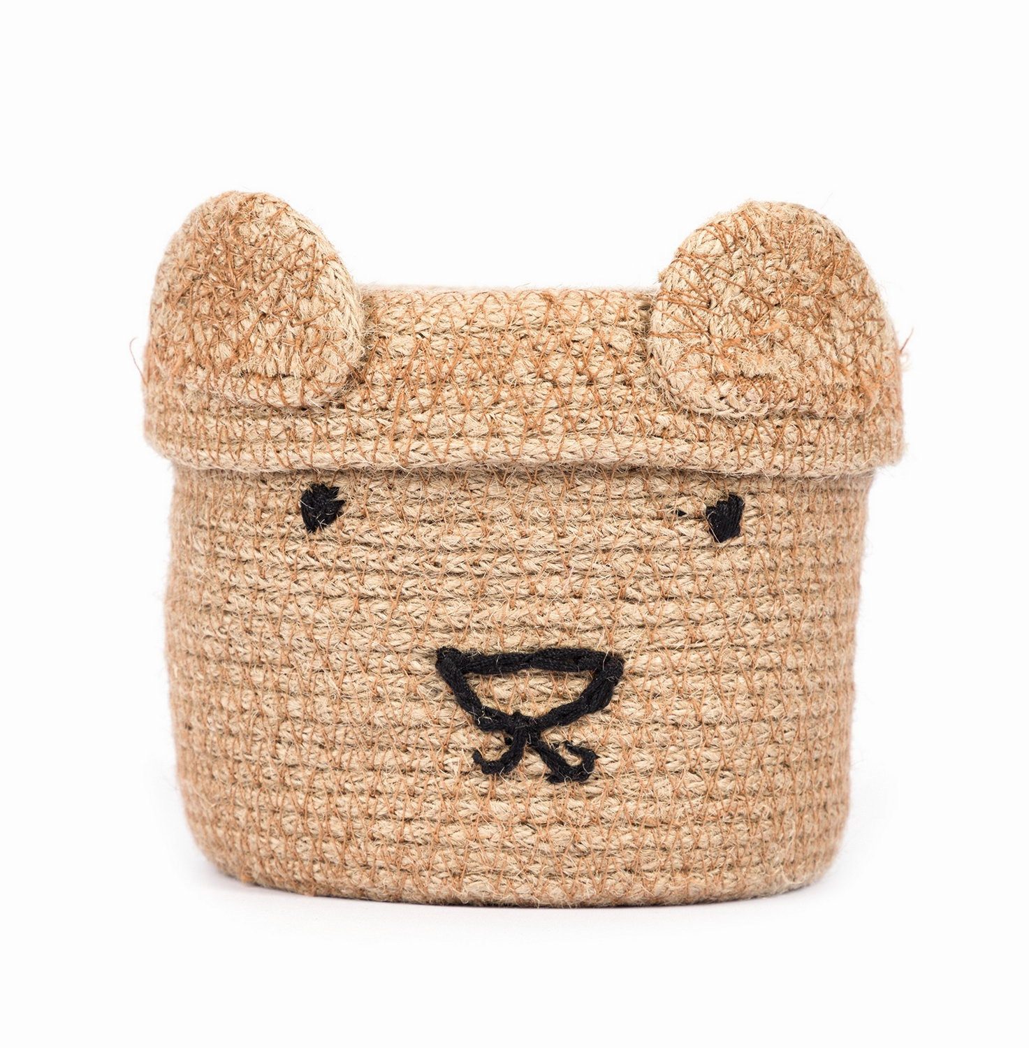 El Puente Aufbewahrungskorb Korb "Bär", Handmade, Handmade