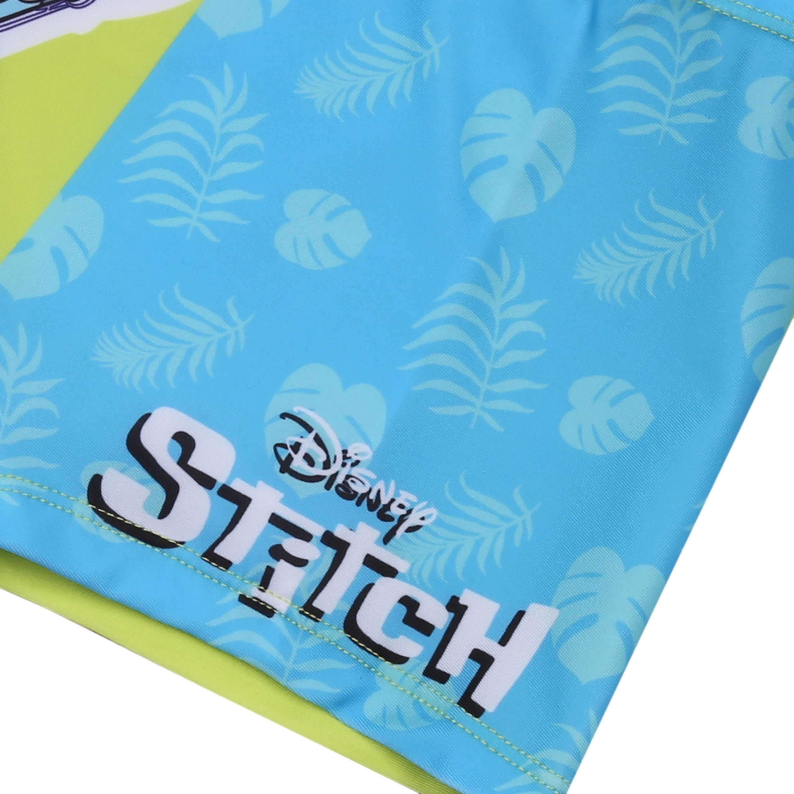 Disney Boxer-Badehose DISNEY Stitch Badehose Jungen, schnell trocknend fürs Schwimmbad