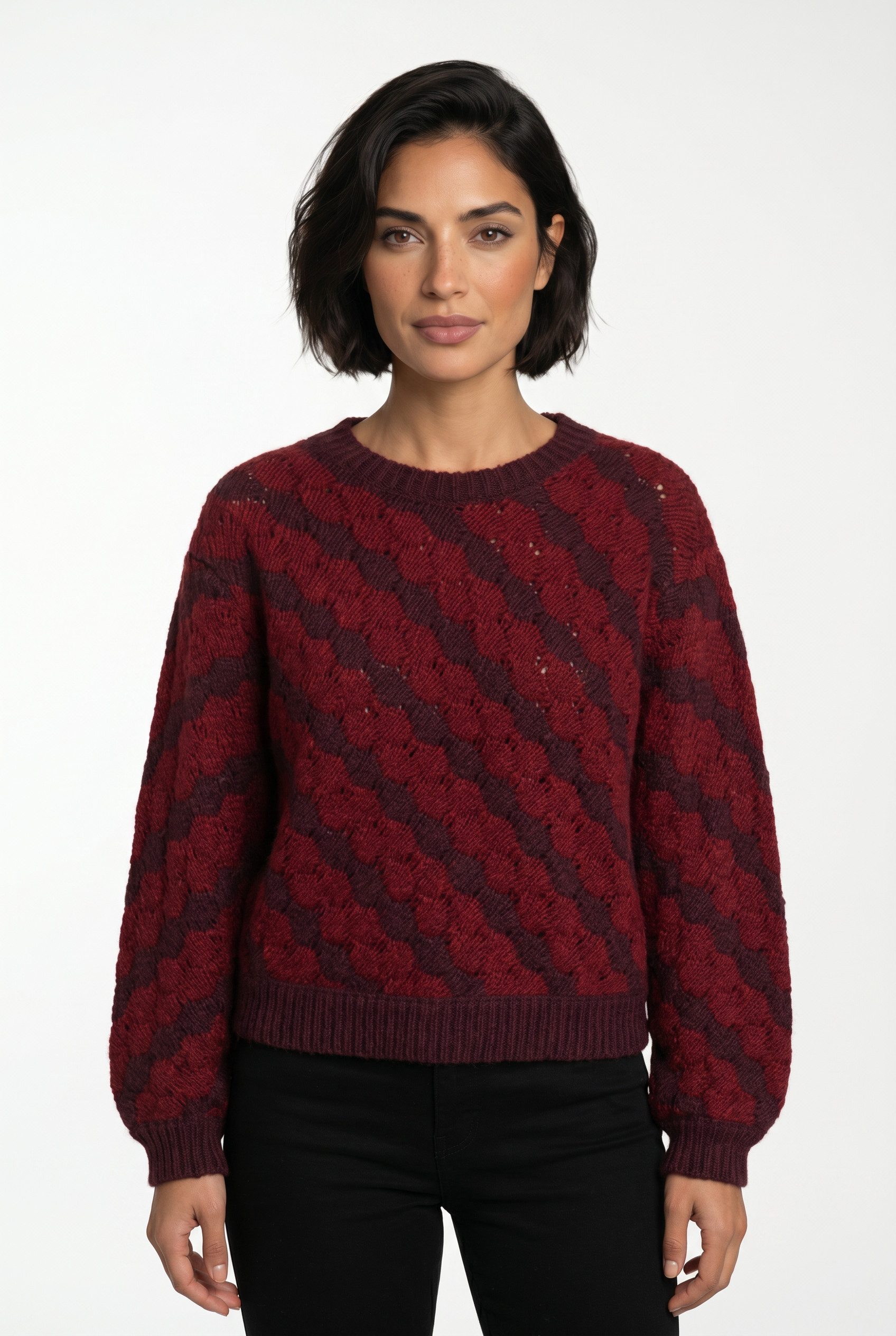 Strickpullover VMBUBLY LS O-NECK PULLOVER BOO