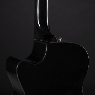 Fender Akustik-Bass, Akustik-Bässe, 4-Saiter Akustik-Bässe, CB-60SCE Black - Akustikbass
