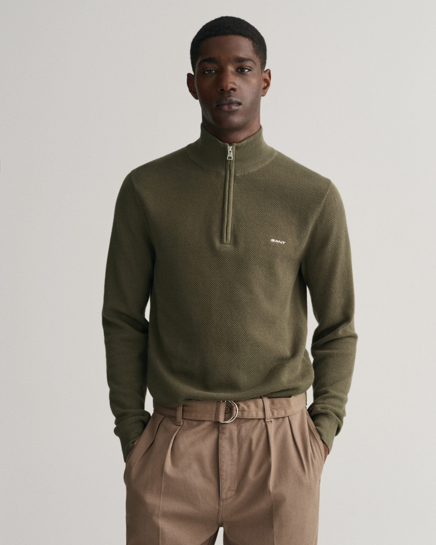 Gant Troyer COTTON PIQUE HALF ZIP günstig online kaufen