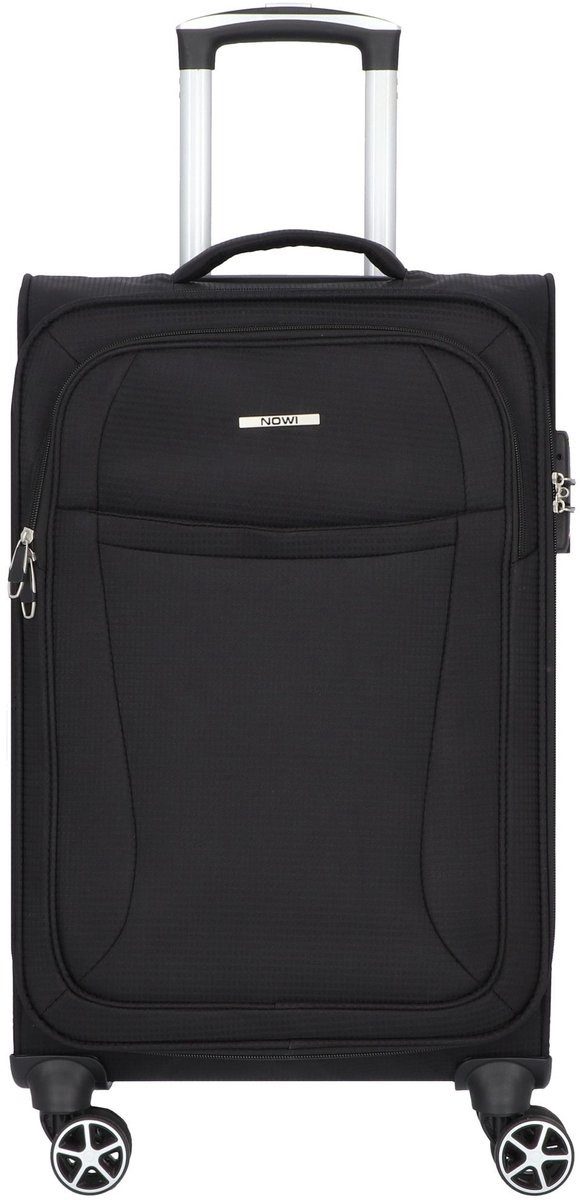 NOWI Trolley Edinburgh 4-Wielen 64 cm Schwarz, 4 Rollen