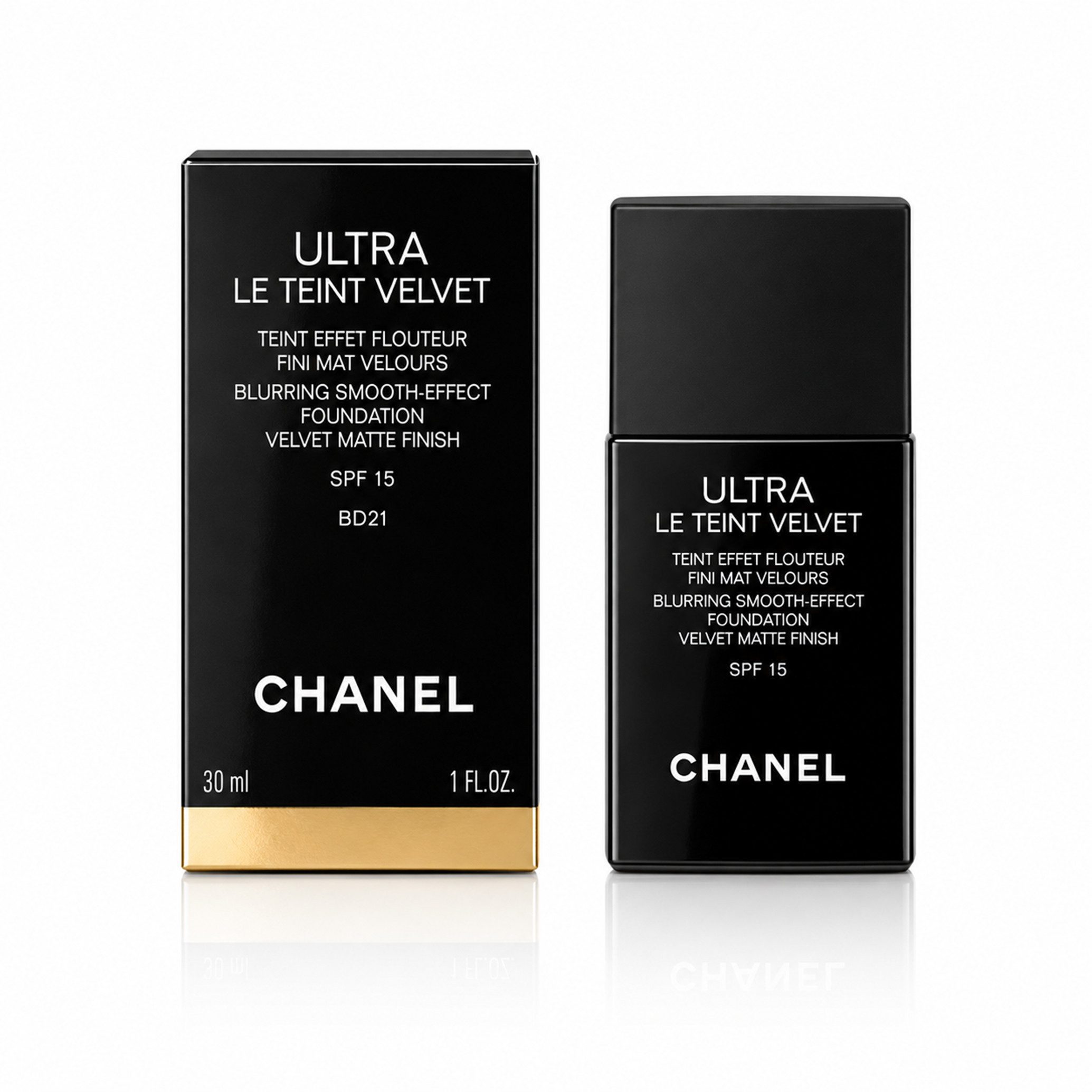 CHANEL Foundation Chanel Ultra Le Teint Velvet SPF15 BD21 Velvet Matte Foundation 30ml