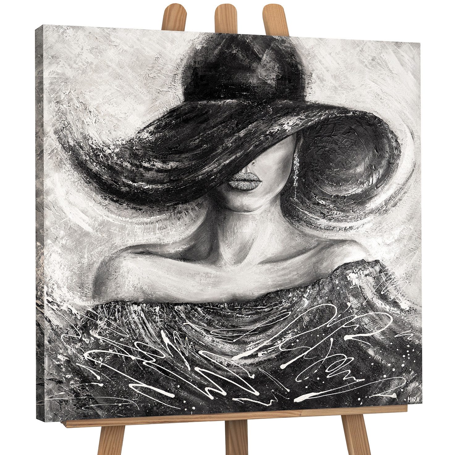 YS-Art Gemälde Charme, Menschen, Leinwand Bild günstig online kaufen