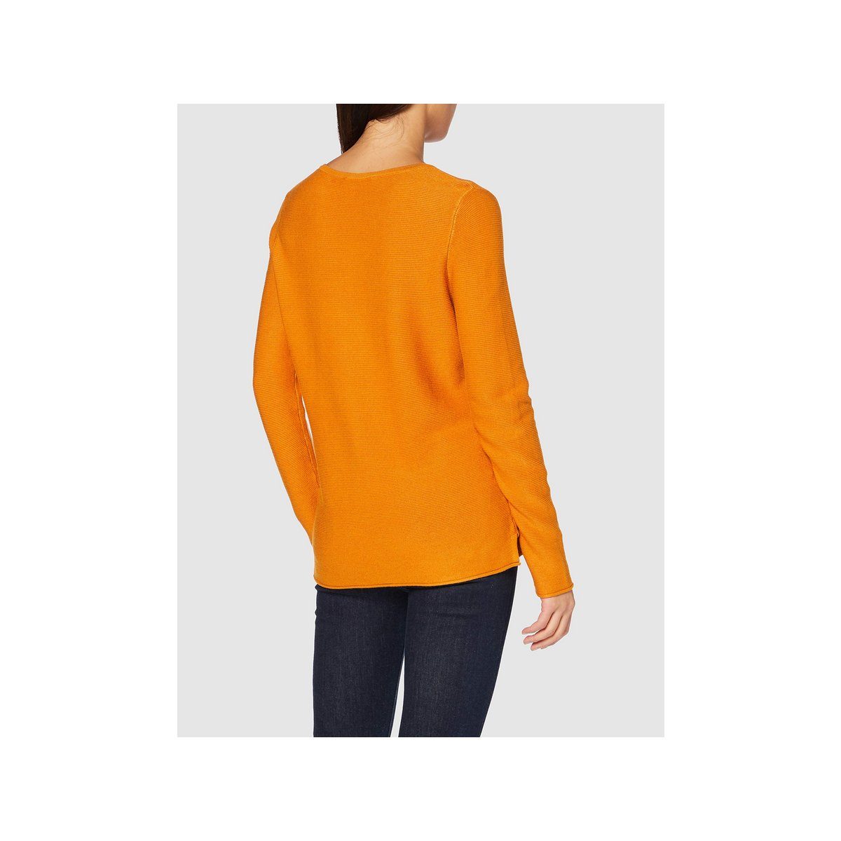 orange Orang regular (1-tlg) 2250 V-Ausschnitt-Pullover Comma