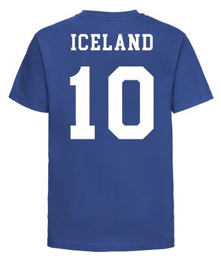 Youth Designz T-Shirt Island Kinder T-Shirt im Fußball Trikot Look mit trendigem Motiv