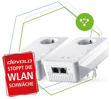 DEVOLO Mesh WLAN 2 Starter Kit Powerline Reichweitenverstärker
