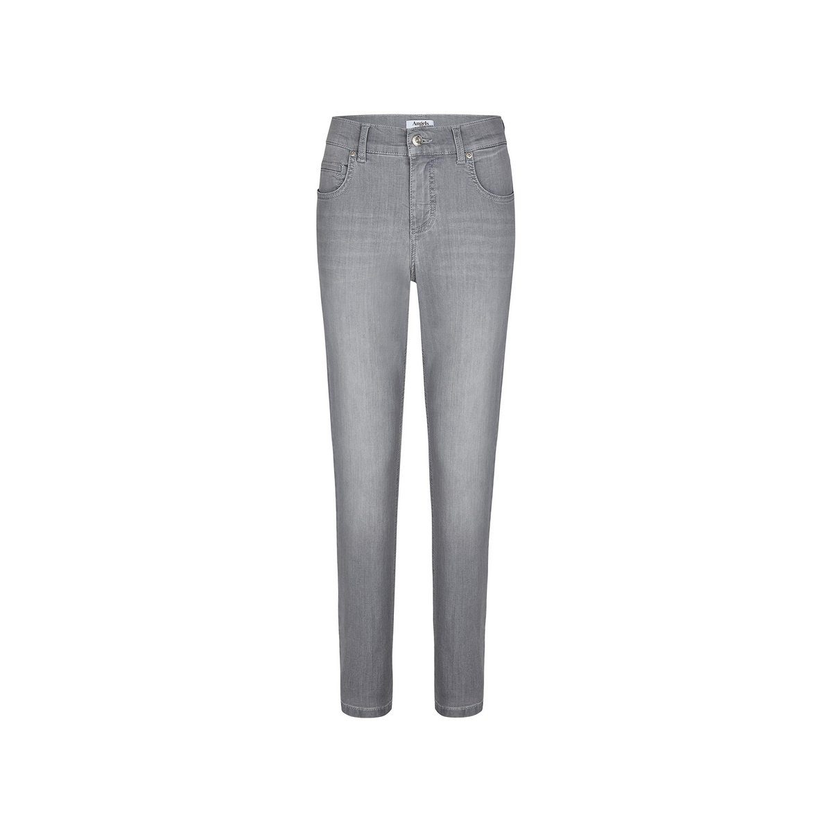 ANGELS grau 5-Pocket-Jeans regular (1-tlg)