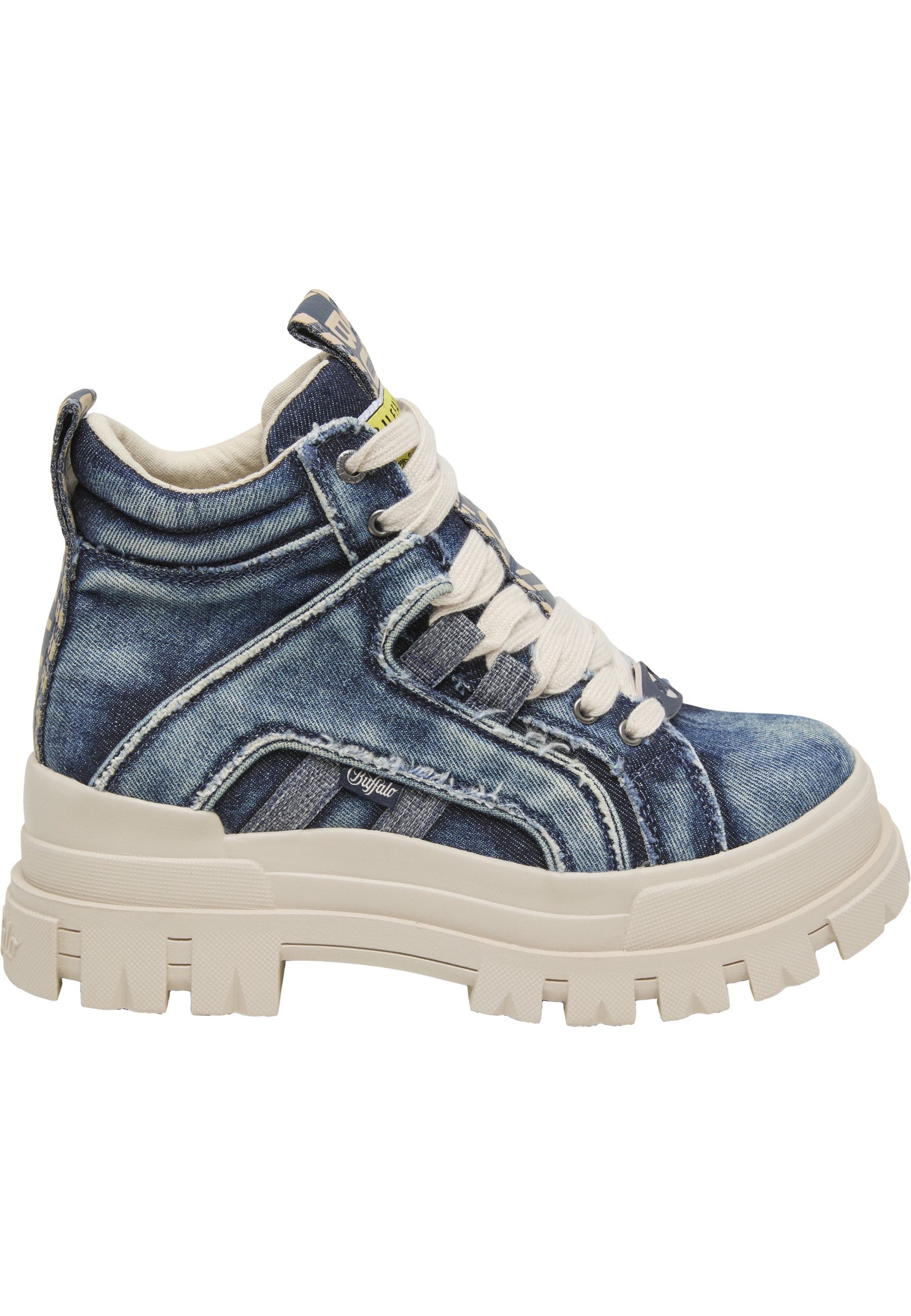 Buffalo Buffalo ASPHA NC MID - VEGAN DENIM Stiefel
