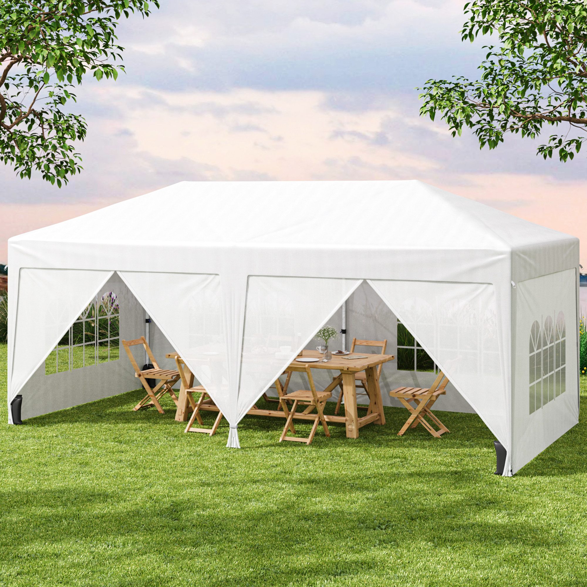 Bealife Faltpavillon 3x6m Pop-Up Pavillon mit günstig online kaufen