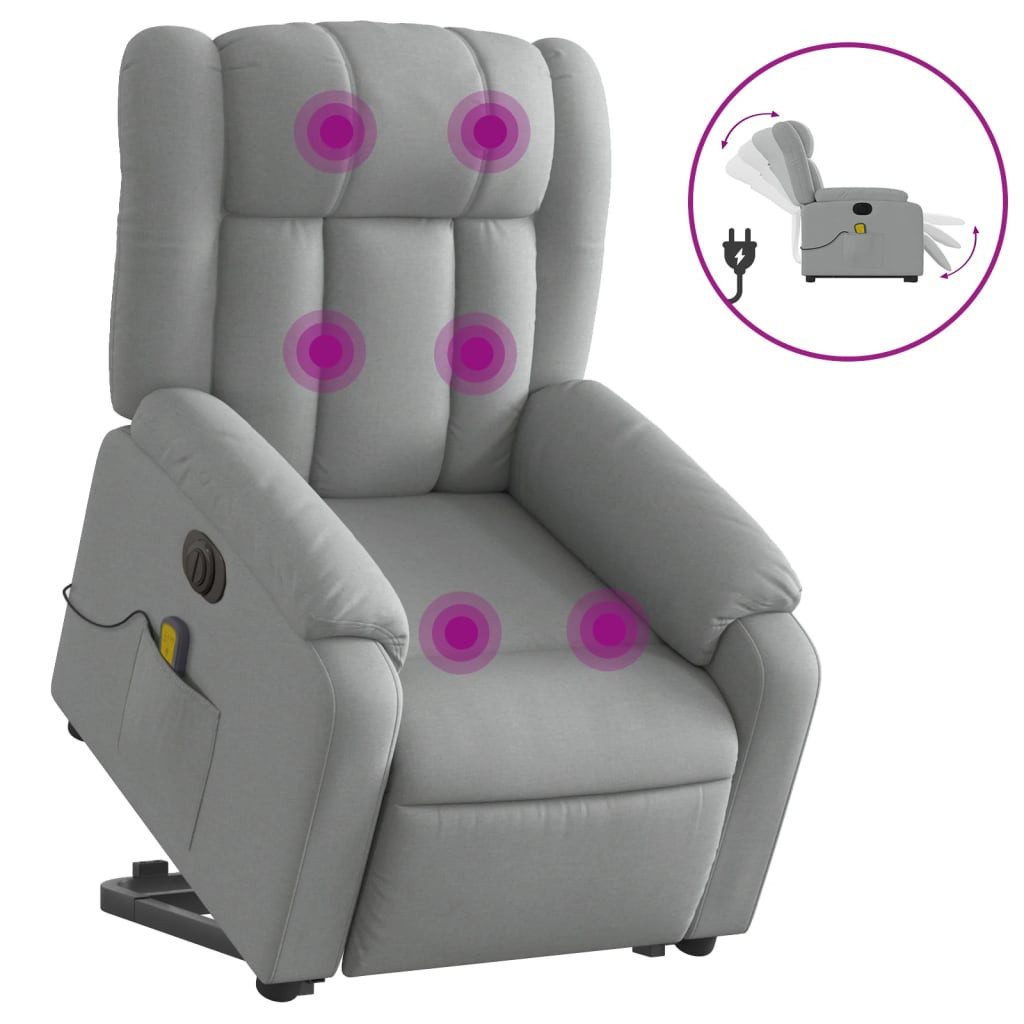 vidaXL Sessel Elektrischer Massagesessel mit Aufstehhilfe günstig online kaufen