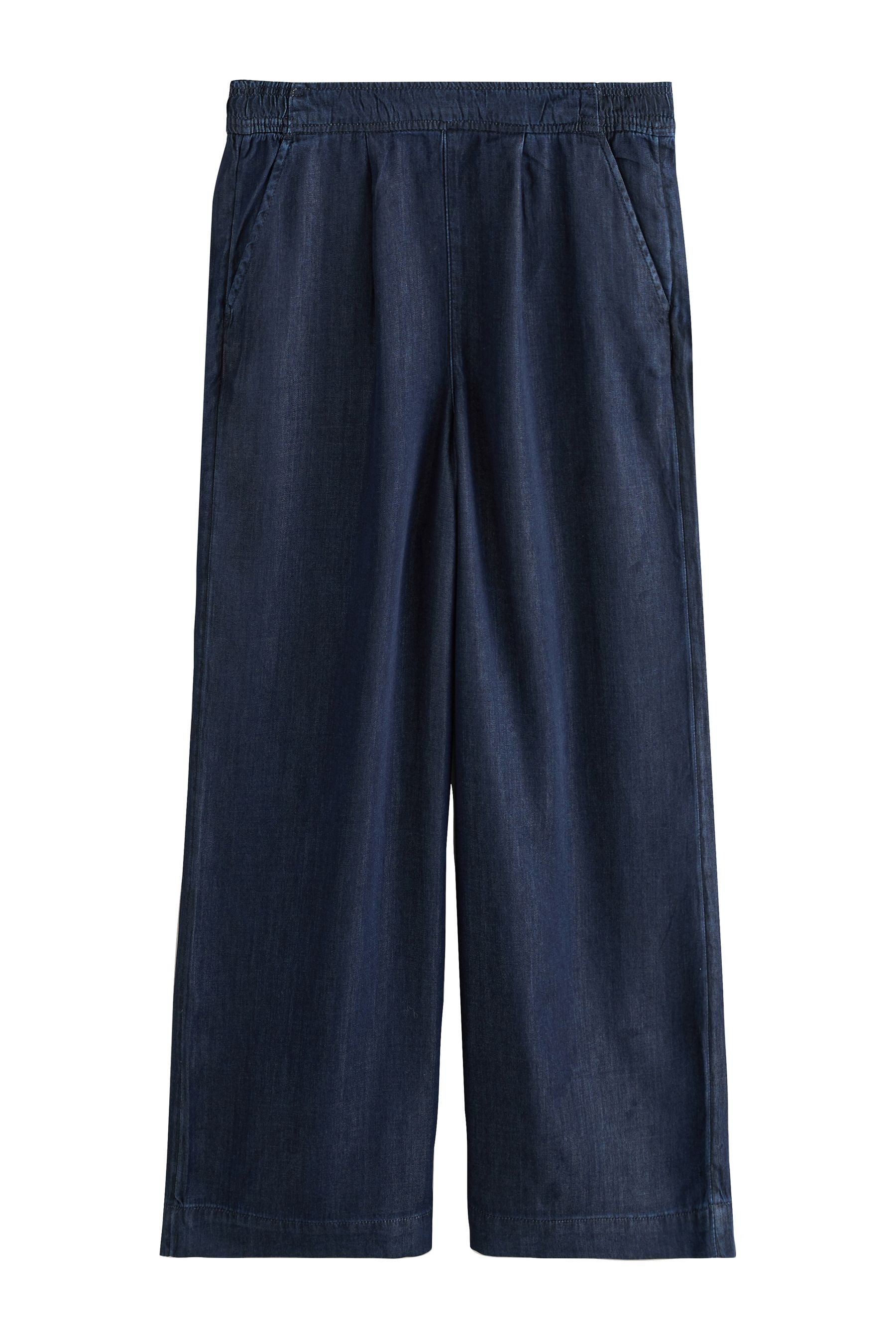 Next Schlupfhose Leichte Denim-Schlupfhose mit weitem Bein (1-tlg) günstig online kaufen