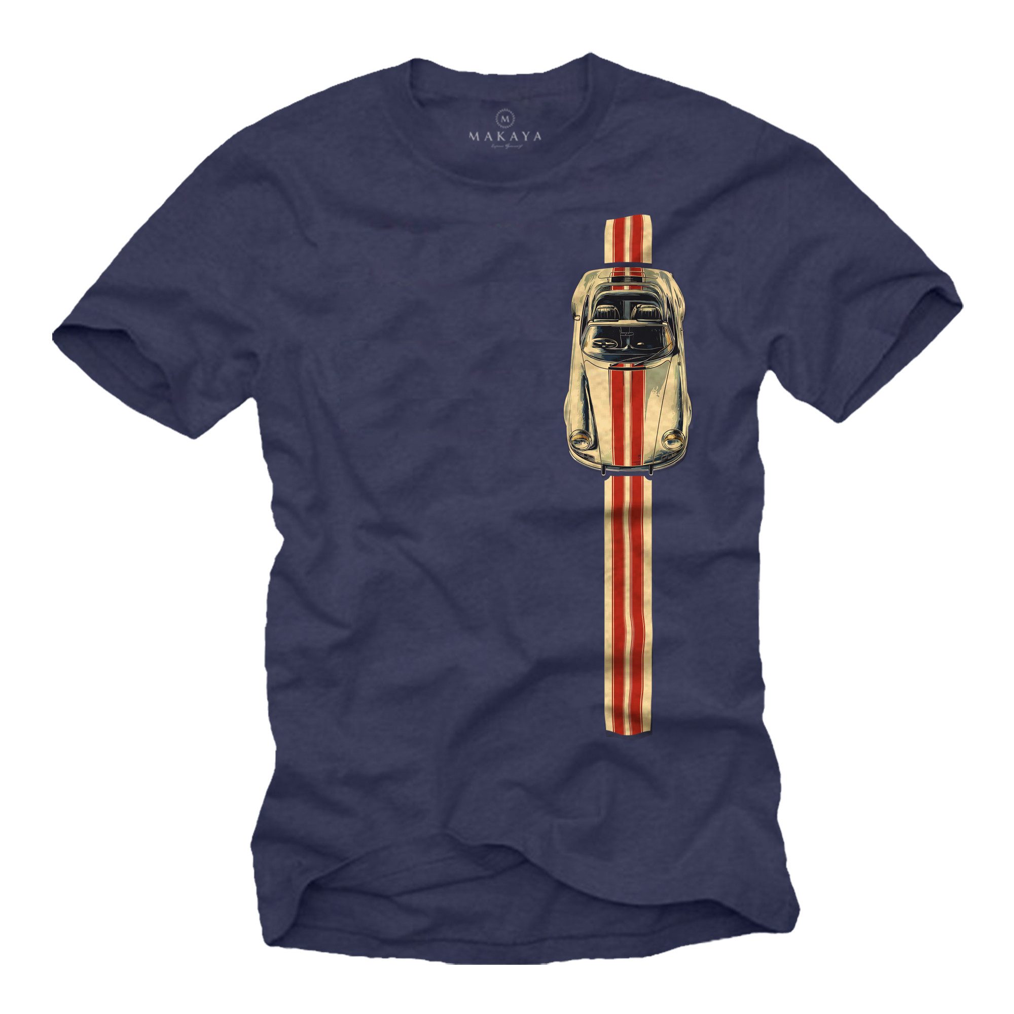 T-Shirt Motorsport Männershirt mit Auto Design – Geschenk für Männer