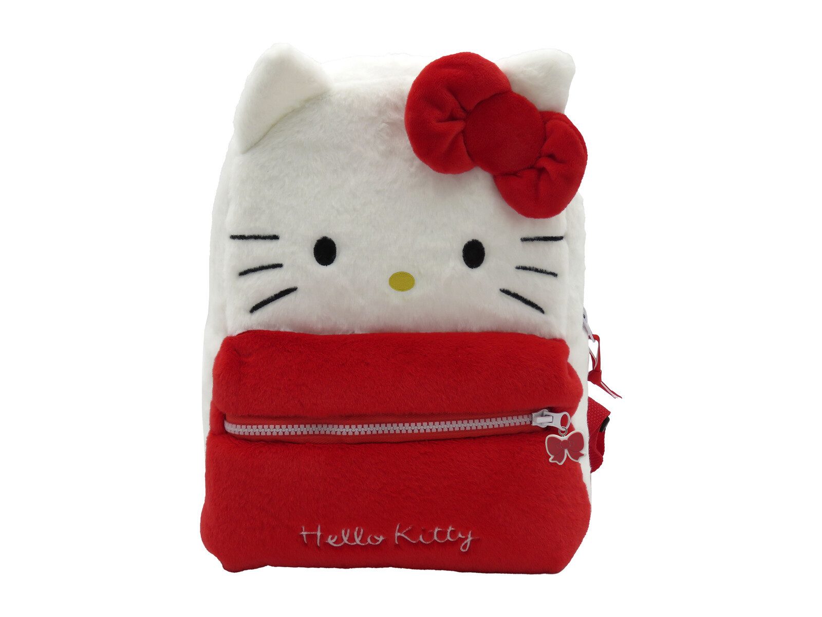 Hello Kitty Kinderrucksack - Plüschrucksack kuschelig mit Reißverschluss (1-tlg)