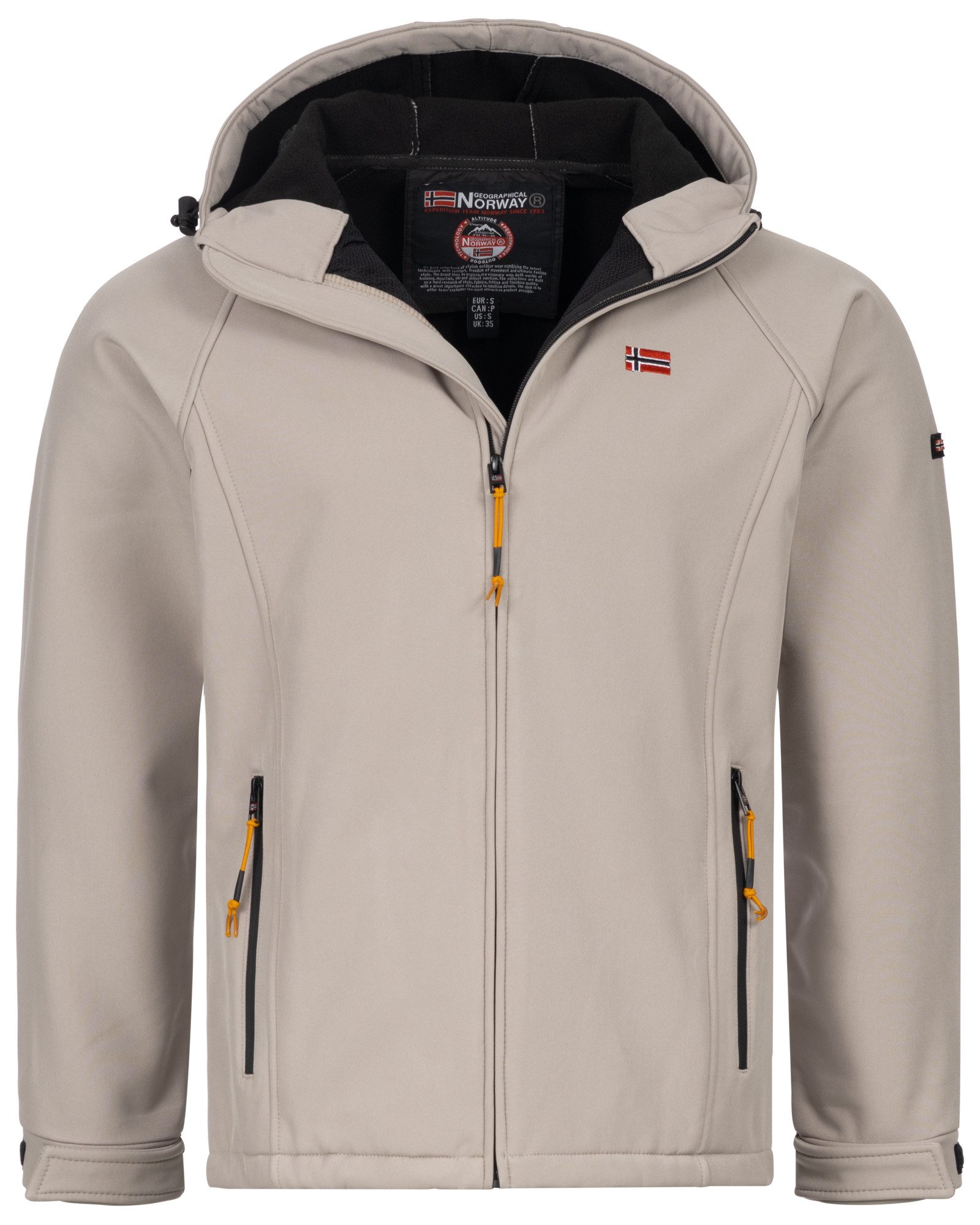 Geographical Norway Softshelljacke Herbst Winter Jacke Softshell Jacke Regen Outdoor Übergangs Jacke
