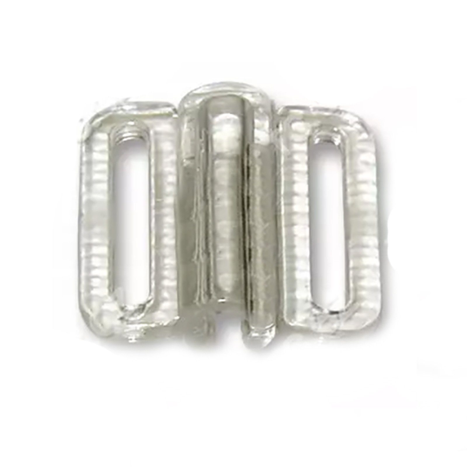 maDDma BH-Träger-Clips Bikiniverschluss Vorderverschlüsse 10mm BH-Verschluss, transparent