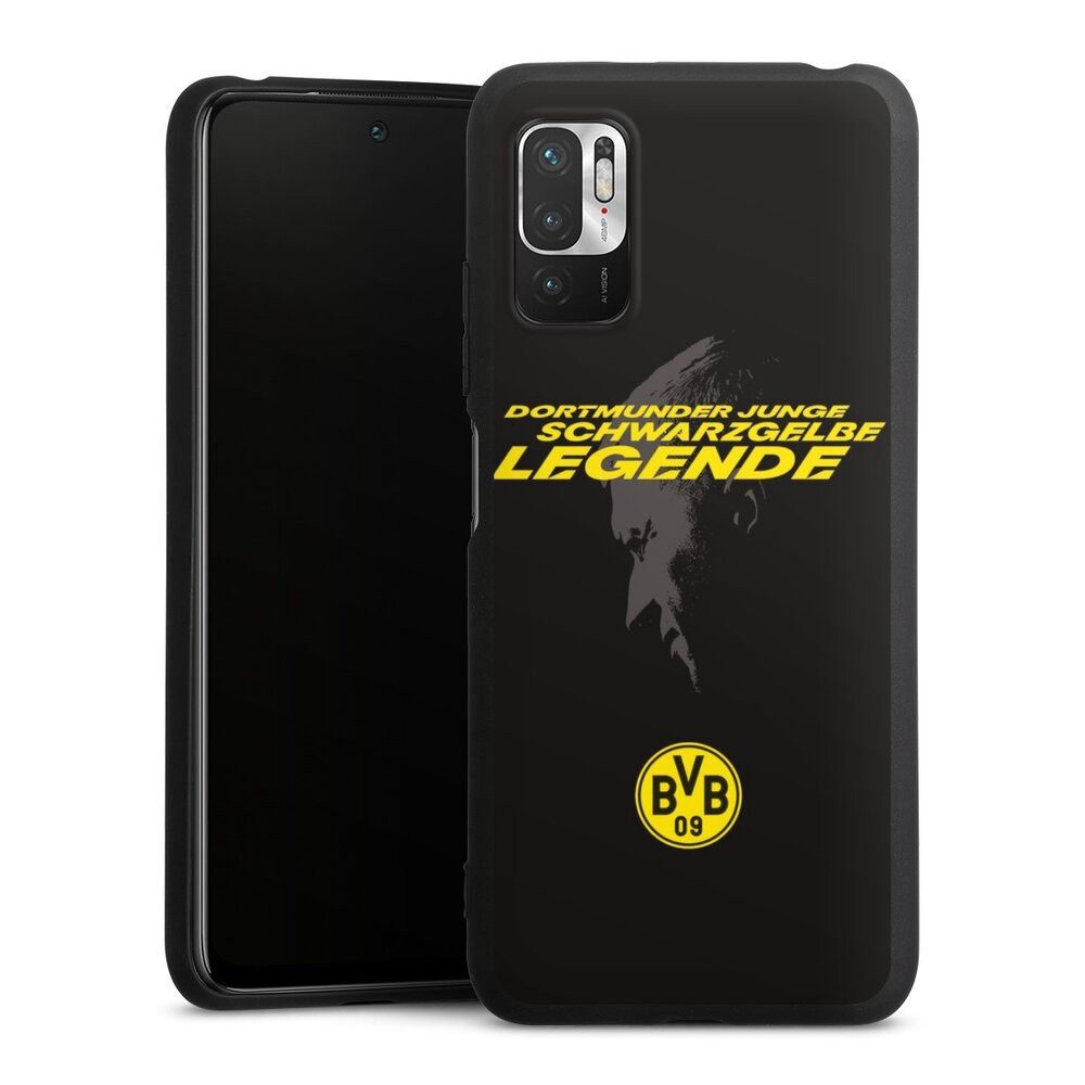 DeinDesign Handyhülle Marco Reus Borussia Dortmund BVB Danke Marco Schwarzgelbe Legende, Xiaomi Redmi Note 10 5G Silikon Hülle Premium Case Handy Schutzhülle