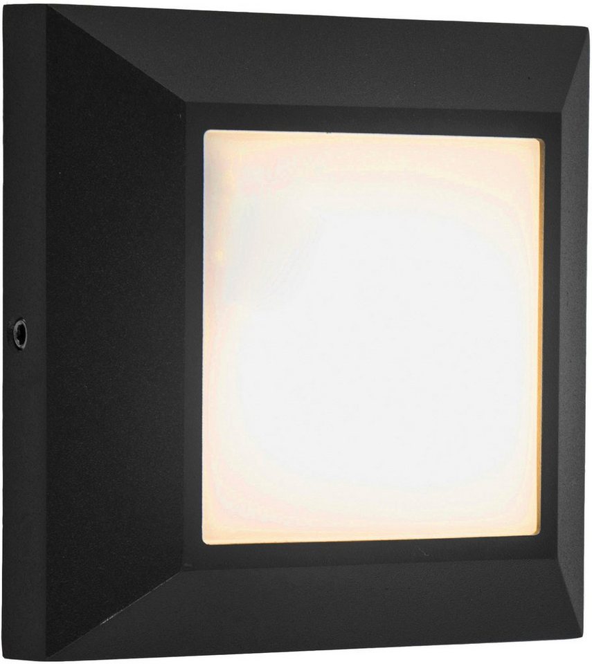 LUTEC LED Außen-Wandleuchte HELENE, LED fest integriert, die HELENE  besticht durch Ihr superflaches und zeitloses Design
