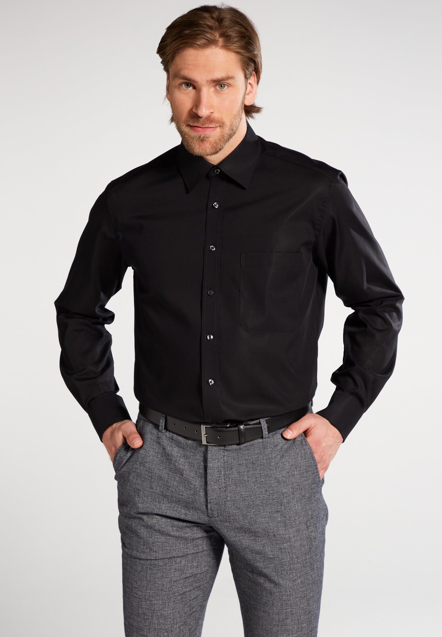Eterna Langarmhemd COMFORT FIT NON IRON günstig online kaufen