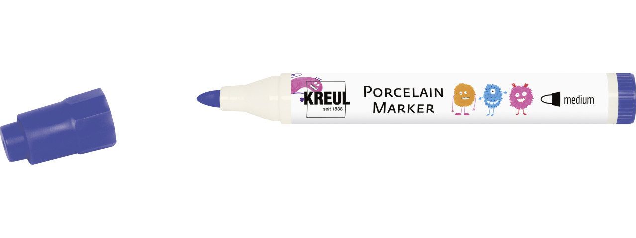 Marker Kreul PorcelainPen easy dunkelblau