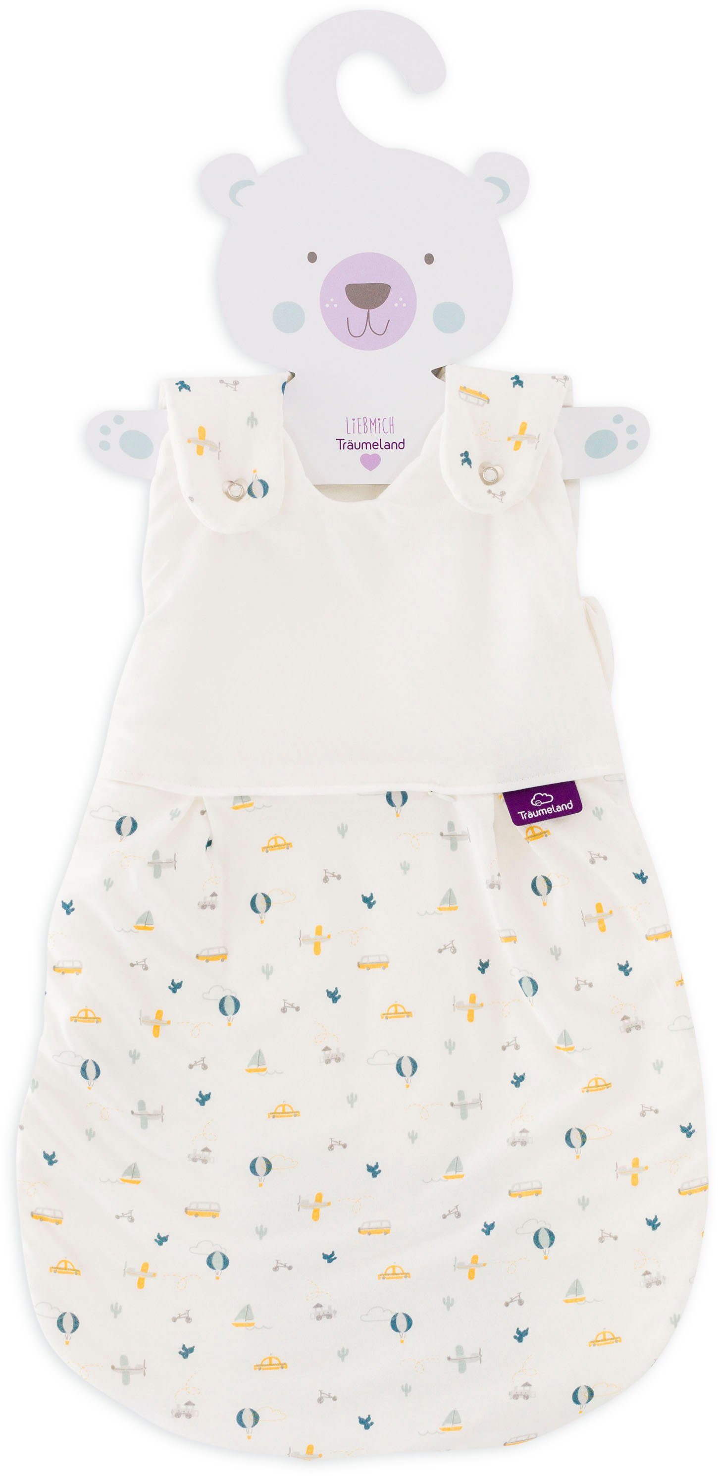 Träumeland Babyschlafsack Außenschlafsack LIEBMICH, Design BrummBrumm (1 tlg)