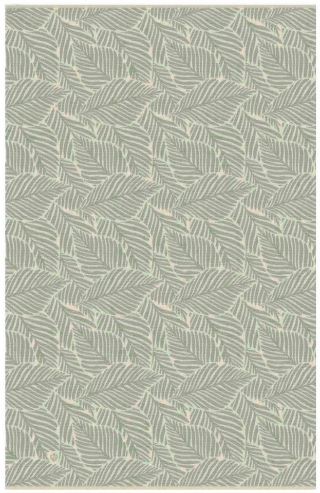 Plaid Baumwolle Decke, Fraas, FRAAS Decke mit Blätter-Design - Made in  Germany