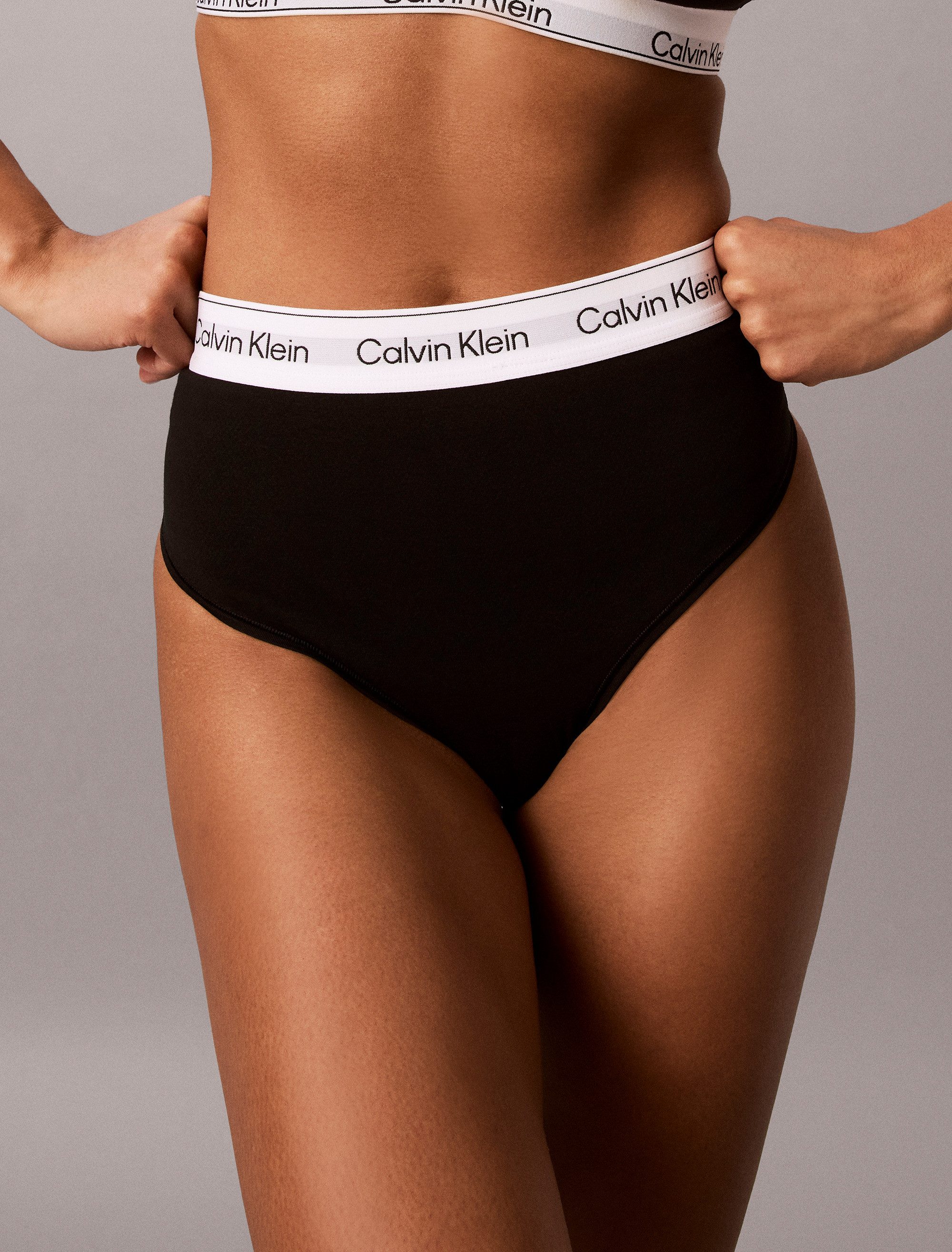 Calvin Klein Underwear High-Waist-String Körpernahe Passform mit elastischem Bund