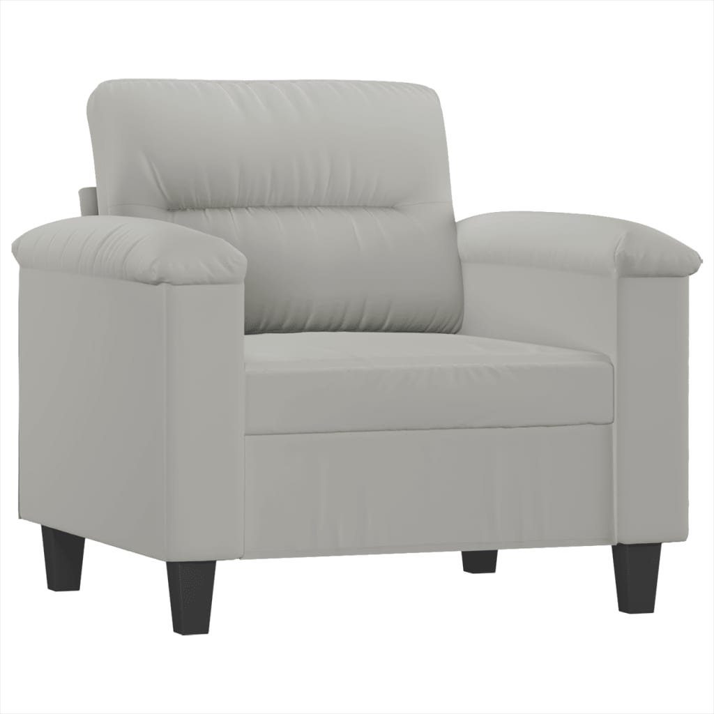 vidaXL Sofa Sessel Hellgrau 60 cm günstig online kaufen