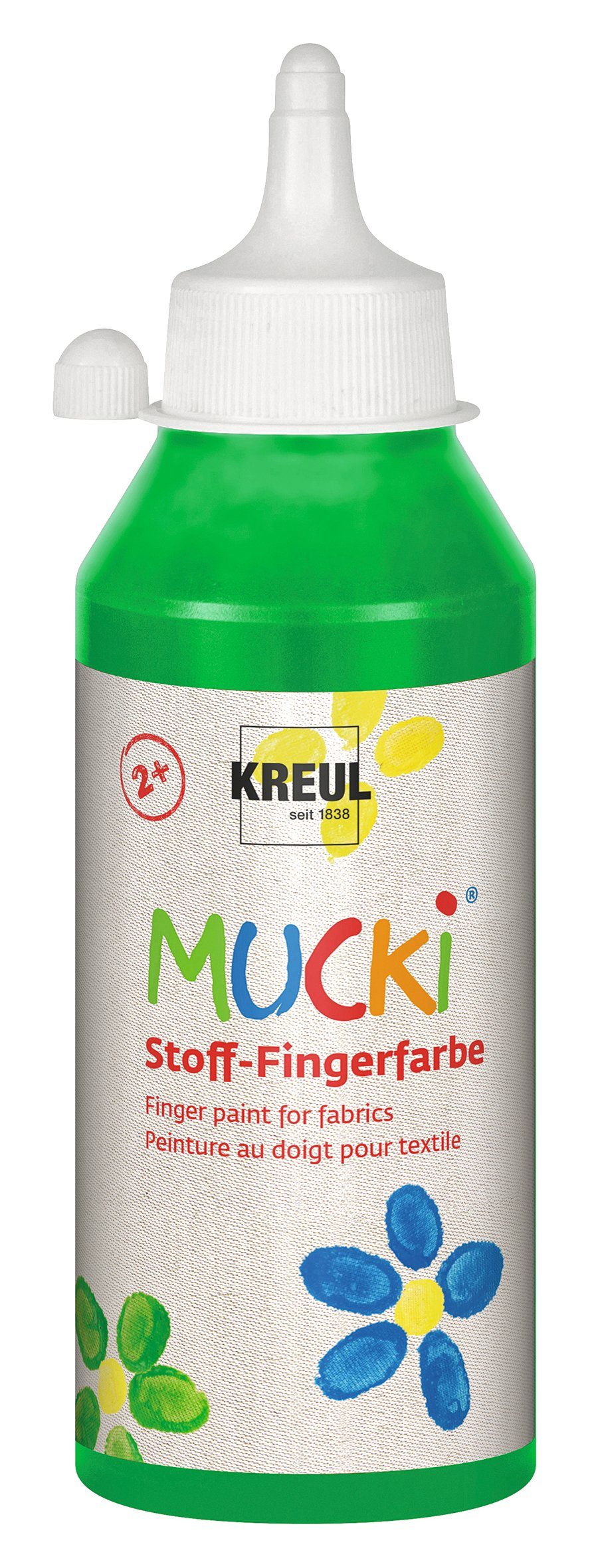 Kreul Fingerfarbe MUCKI Stoff-Fingerfarbe, 250 ml
