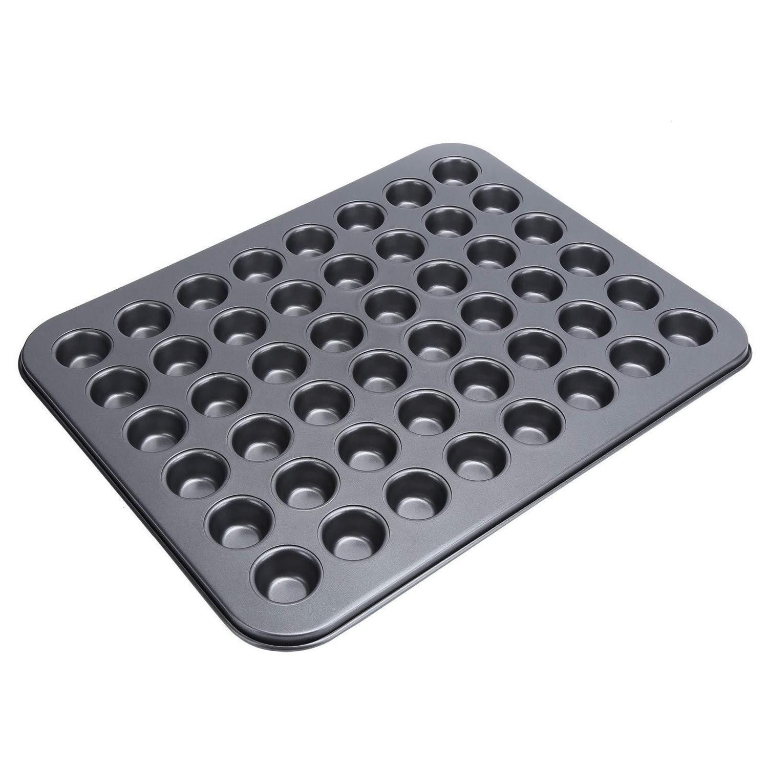 LuxusKollektion Muffinform Mini-Cupcake-Backform 48er, (48-tlg)