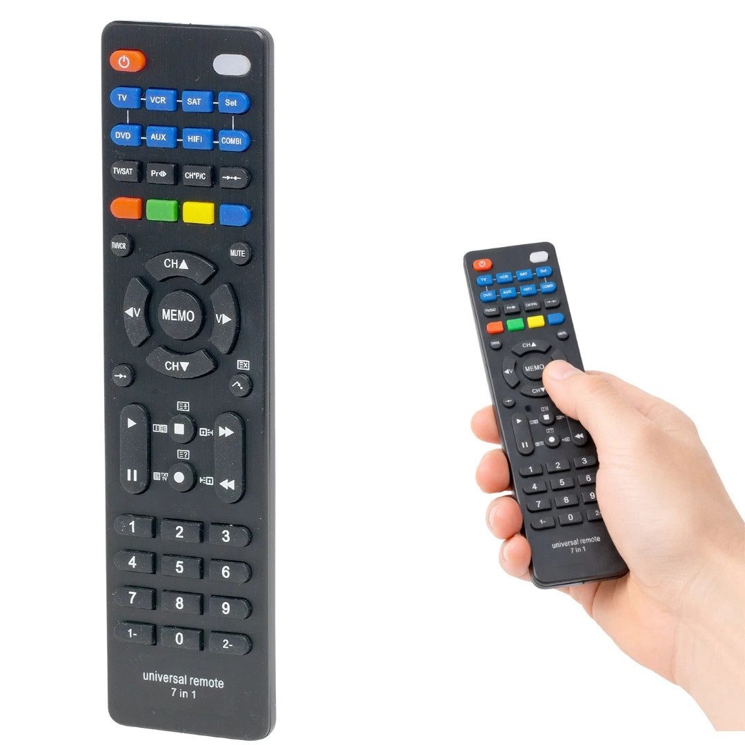 Universal Universal Fernbedienung 7-in-1 mit Lernfunktion für TV und Audio Fernbedienung von Universal
