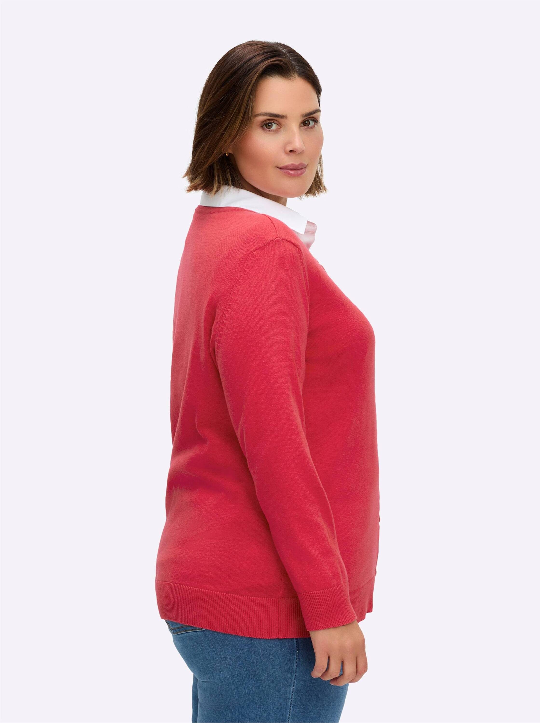 Sieh an! Strickjacke Strickjacke Langarm