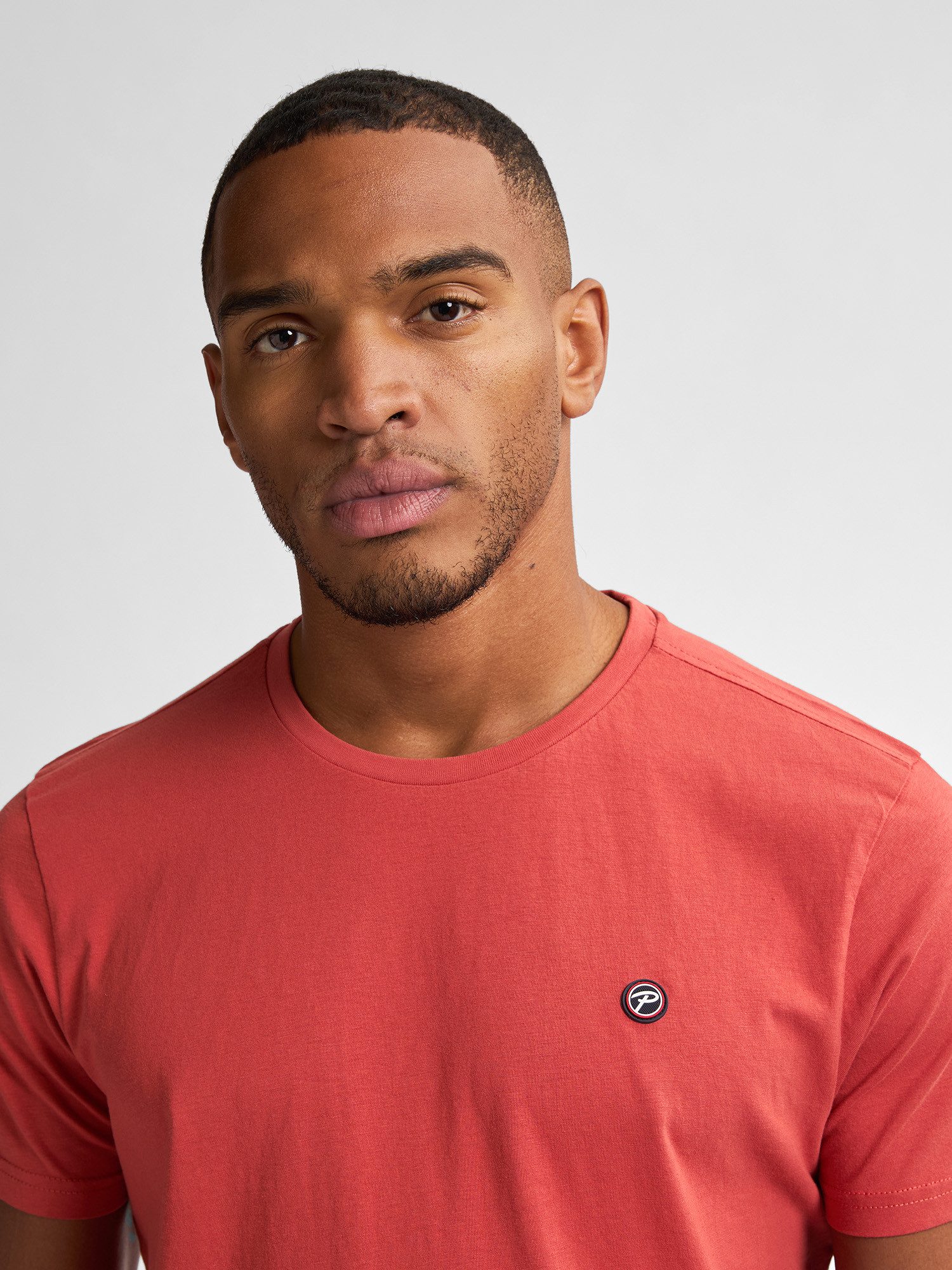 Petrol Industries Rundhalsshirt mit Logo Stickerei