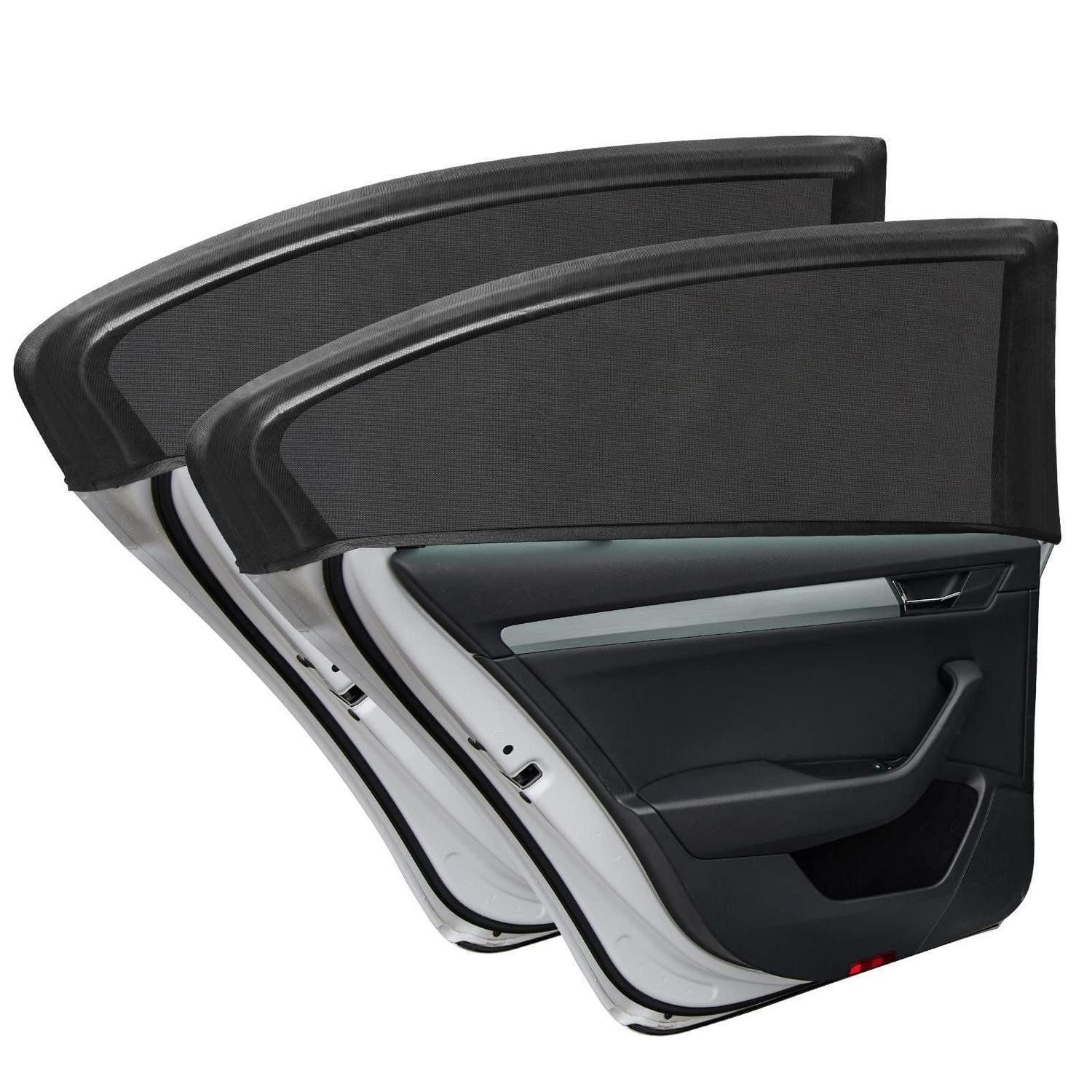 LuxusKollektion Autosonnenschutz Auto Sonnenschutz UV Schutz 2er Set, 60 x 50 cm