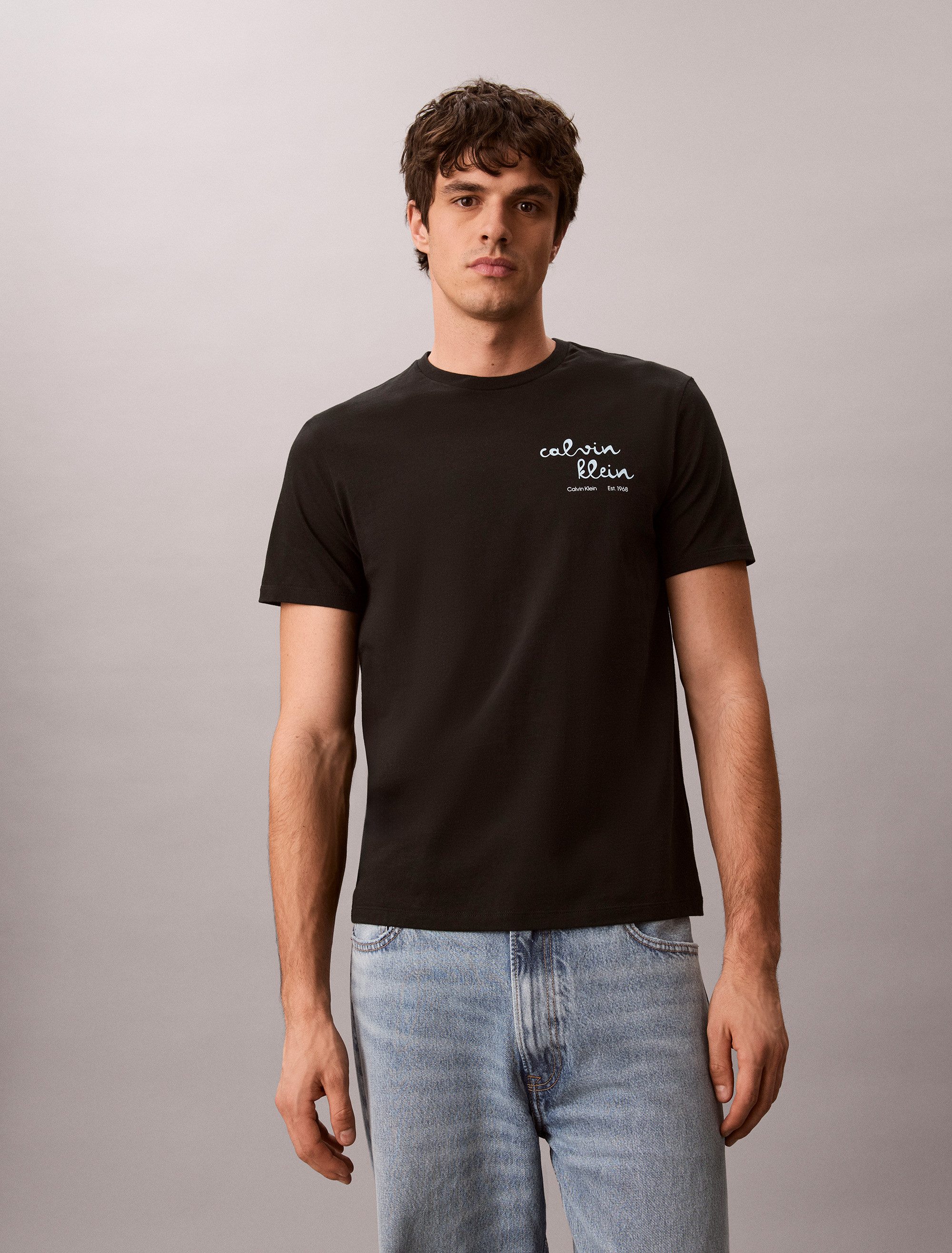 Calvin Klein T-Shirt LINES SEASONAL Regular fit mit Print