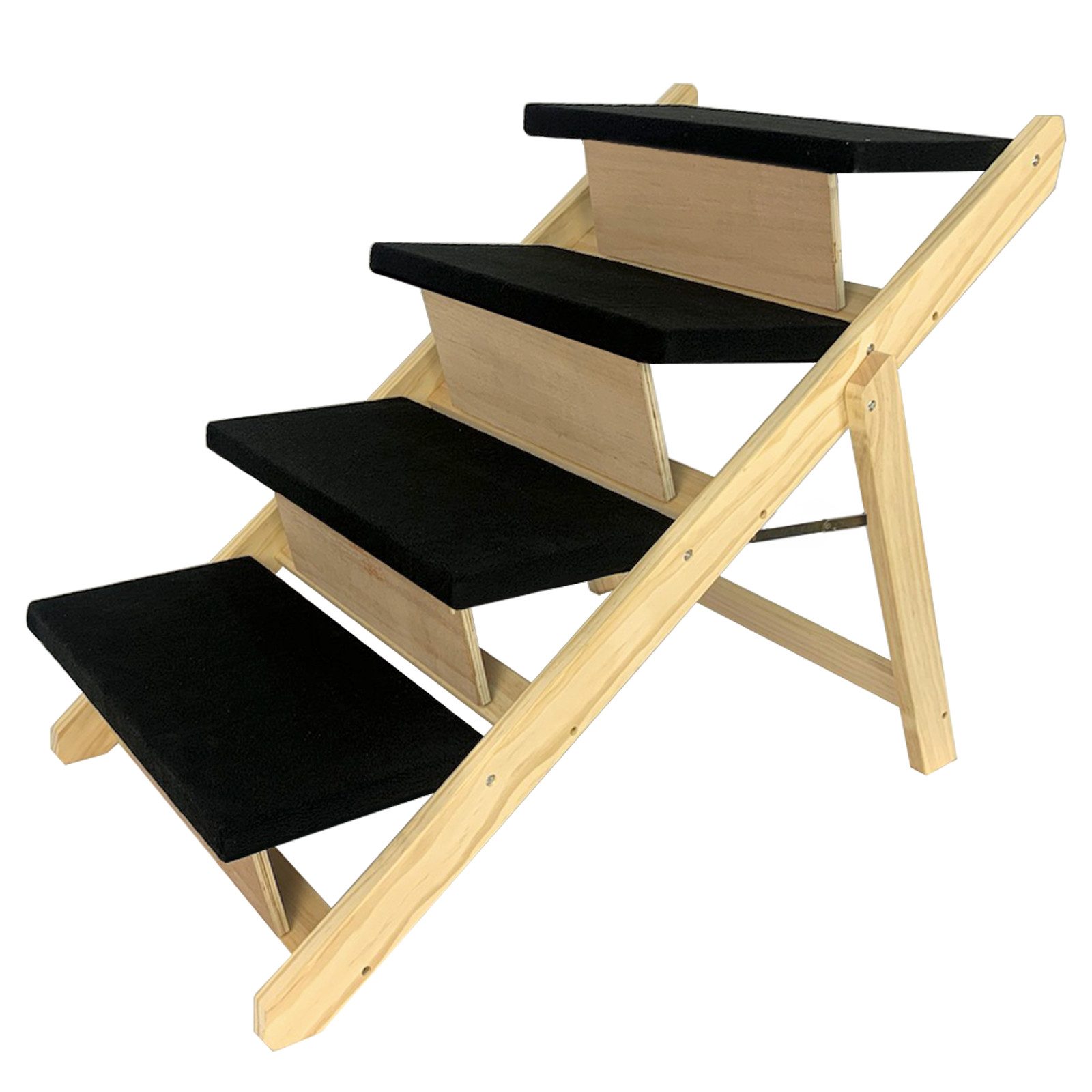 FIVMEN Haustiertreppe 2-in1 Hunderampe Faltbar Tiertreppe Landeplattform Ru günstig online kaufen