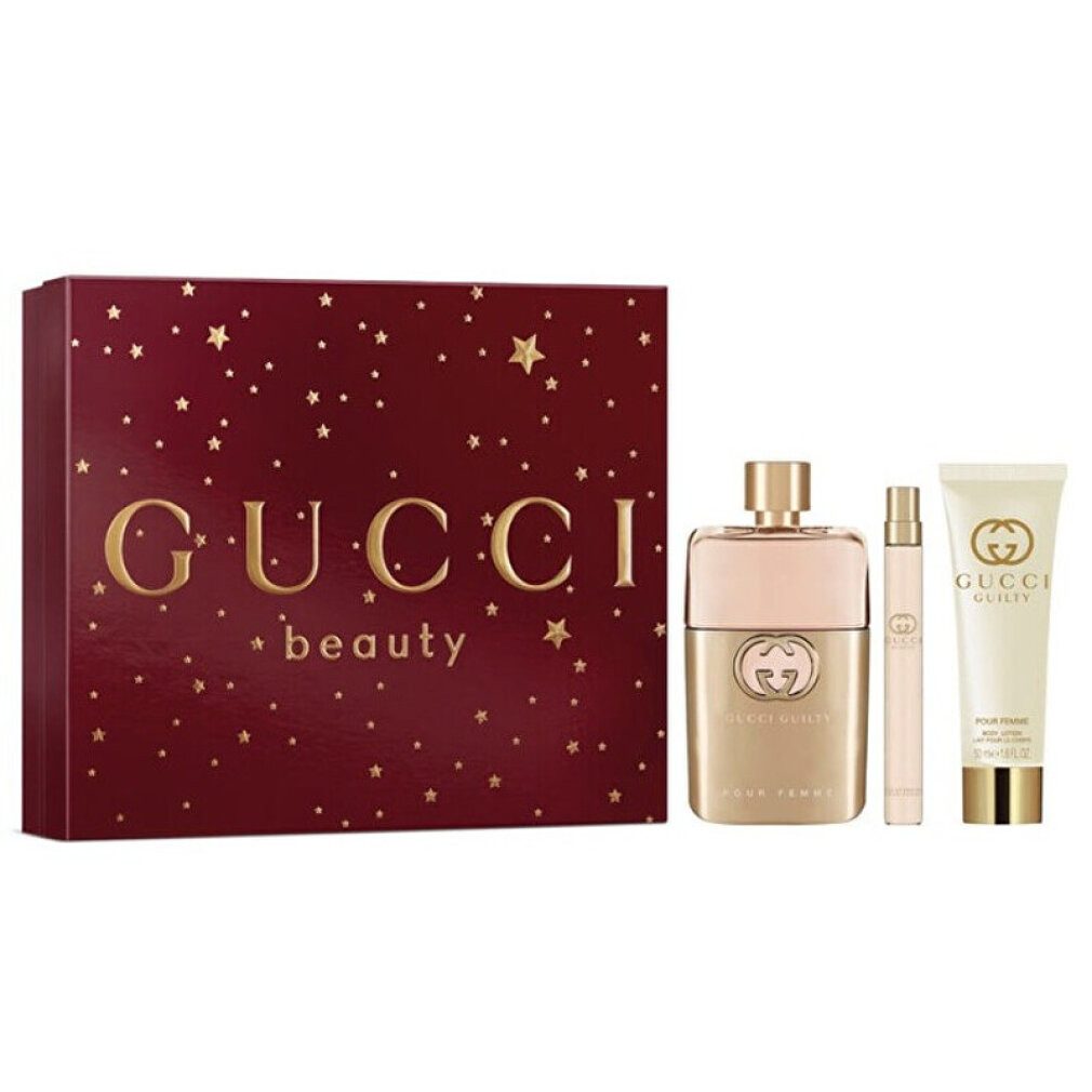 GUCCI Eau de Parfum Set Guilty Edp 90ml Body 75ml Edp 10ml@