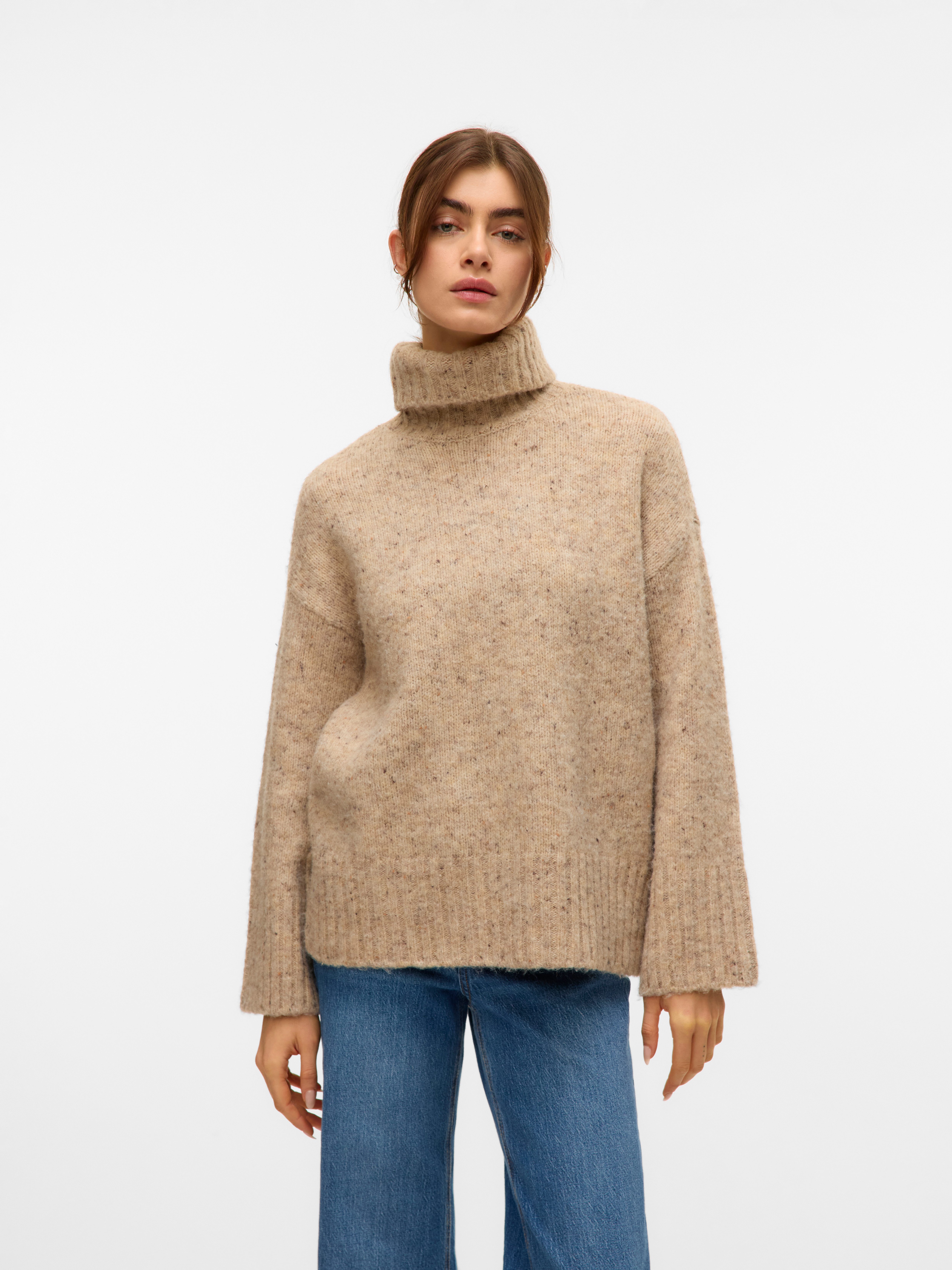 Vero Moda Rollkragenpullover VMINGRID LS ROLL NECK PULLOVER BOO günstig online kaufen