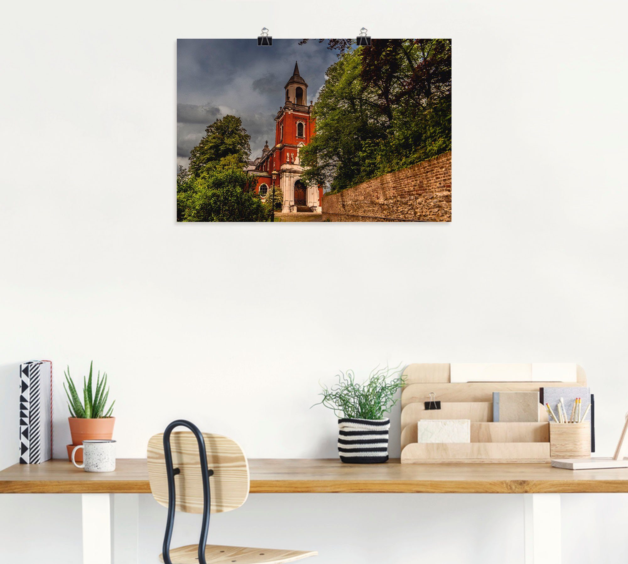 Artland Wandbild »Herbstimpression«, Gebäude (1 Stück), in vielen Größen & Produktarten - Alubild / Outdoorbild für den Außenbereich, Leinwandbild, Poster, Wandaufkleber / Wandtattoo auch für Badezimmer geeignet-HomeTrends