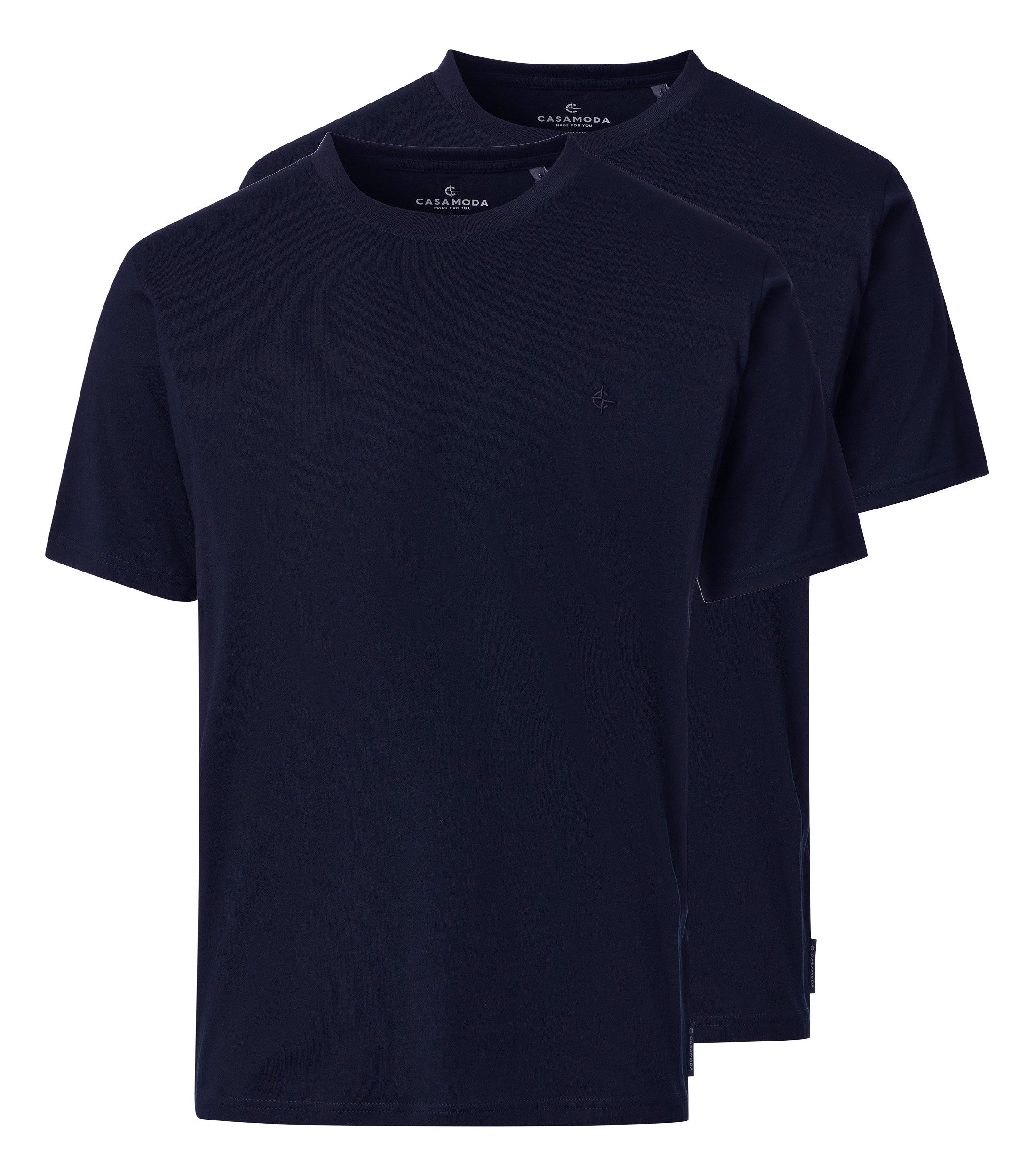 CASAMODA T-Shirt CASAMODA T-Shirt Doppelpack uni