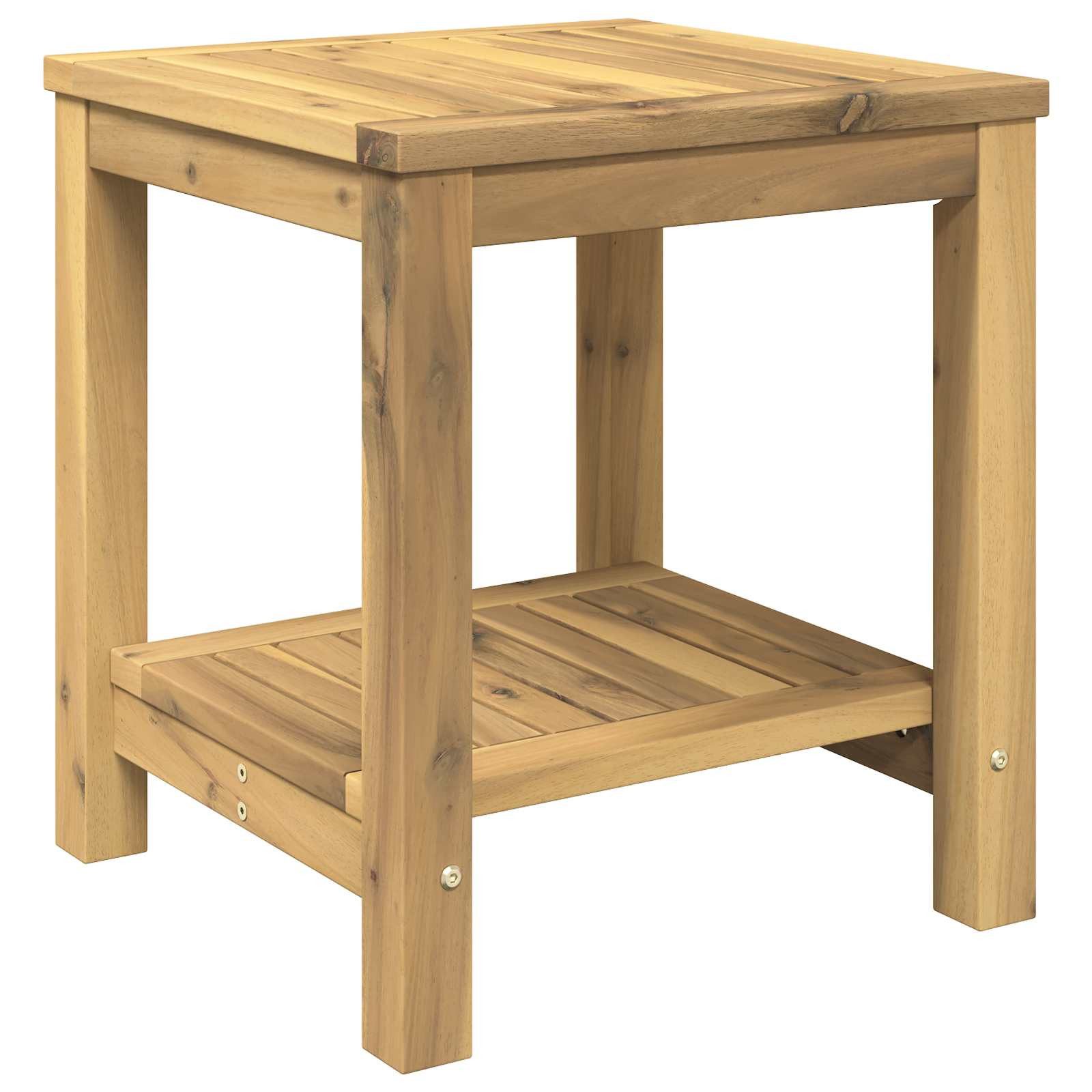 vidaXL Couchtisch 405 x 40 x 45 cm Couchtisch Weiß 40,5x40x45 cm Massivholz Akazie