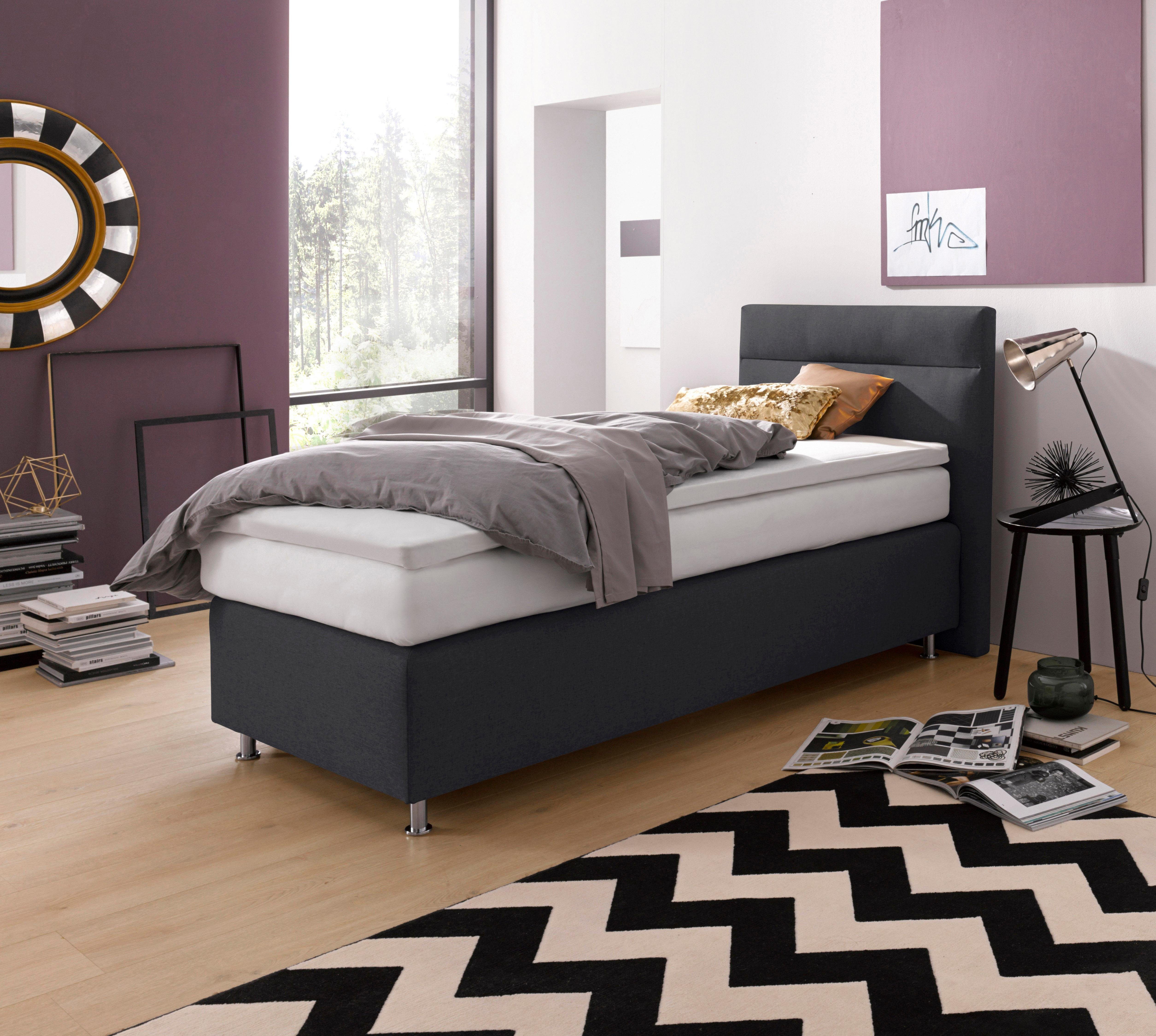 Westfalia Schlafkomfort Boxspringbett wahlweise mit LED-Beleuchtung günstig online kaufen