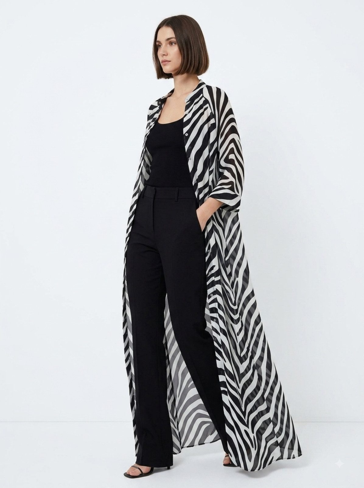 PfauGermany Blusenkimono ShrugAbaya im Kimono-Stil. Einheitsgröße:Länge 140cm. Brustweite 60cm.