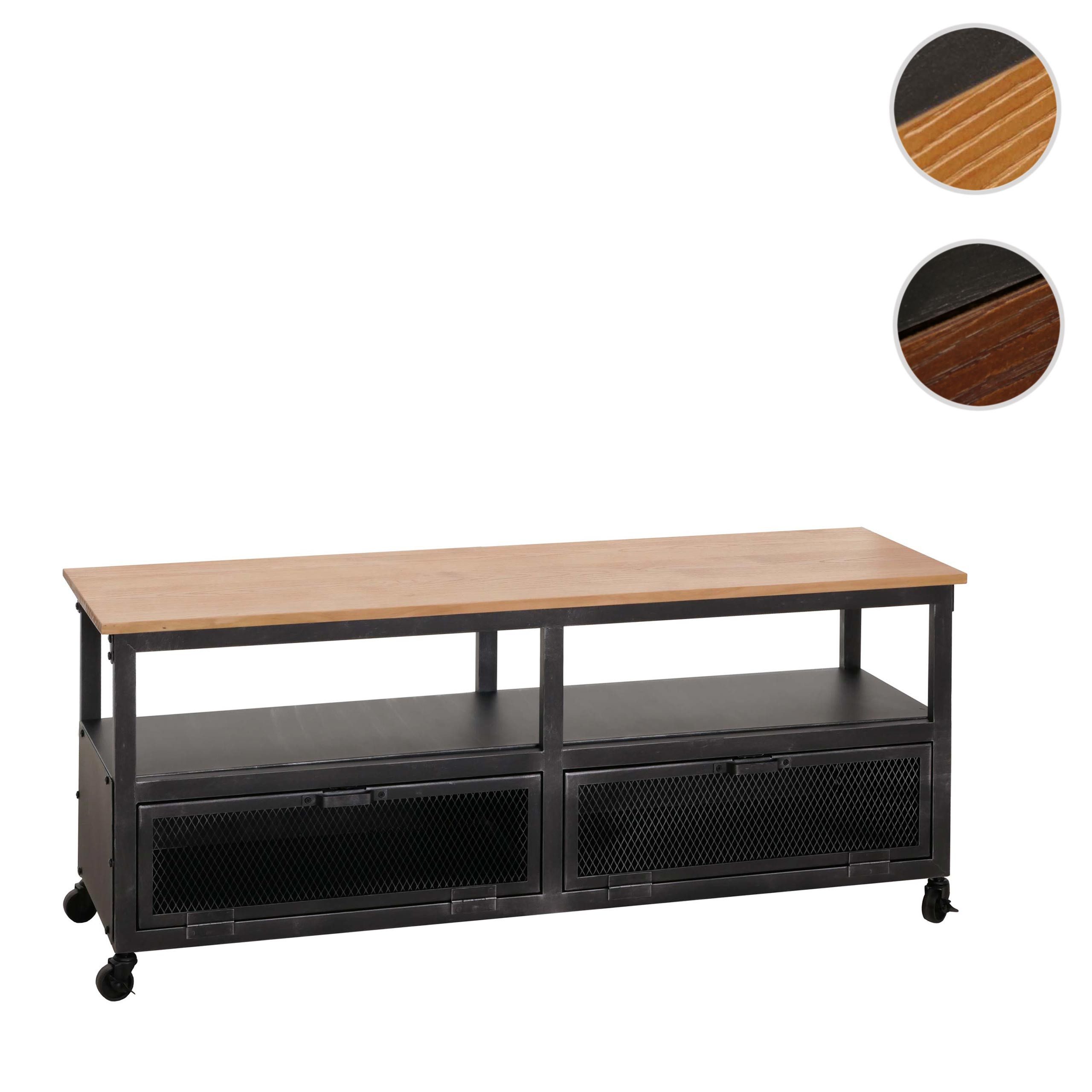 MCW TV-Bank MCW-N28-L, Stabile Konstruktion (ca. 25 kg), Hintere zwei Rollen feststellbar