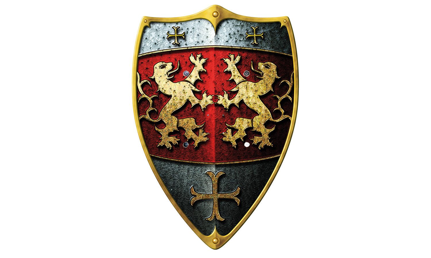 Holzspielerei Spielzeug-Ritterschild Ritterschild Löwe