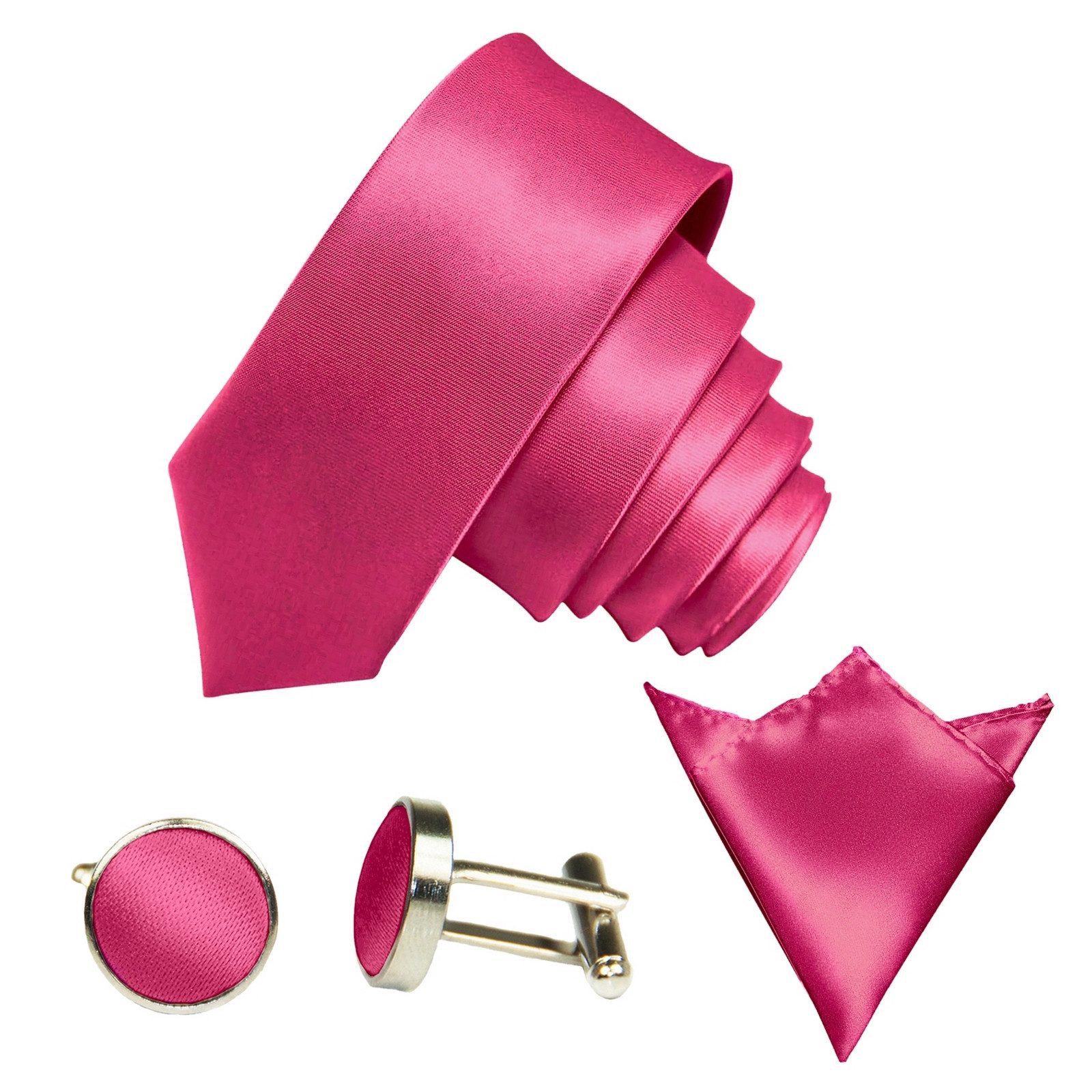 GASSANI Krawatte Satin Hochzeitskrawatte, Herren-Krawatte Hochzeit günstig online kaufen